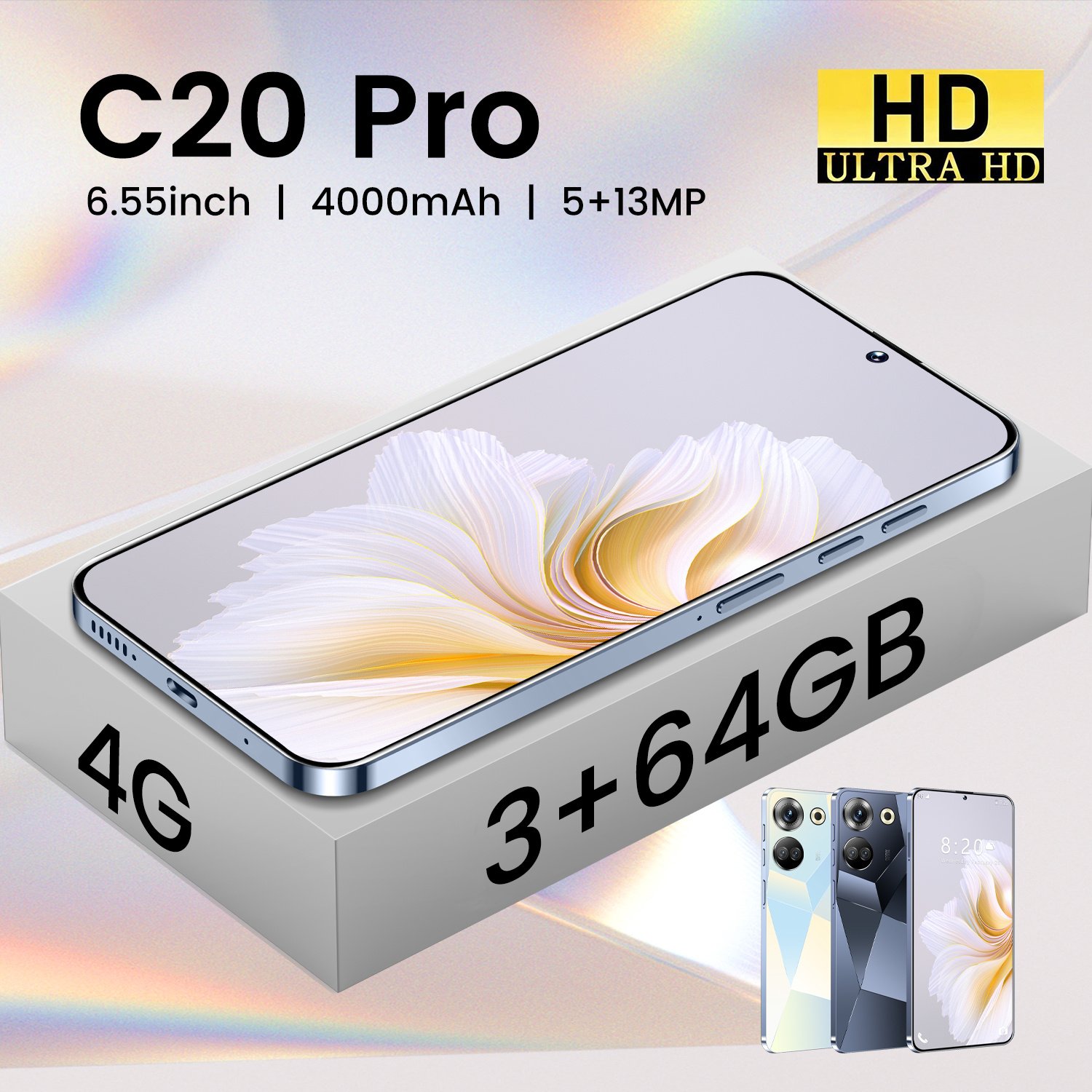 Tacno C20 Pro 5G smartphone Android Cell Phone 16GB+1TB 2024 Hot Selling 60MP+108MP Dual Camera Face Unlock Full Smart Mobile