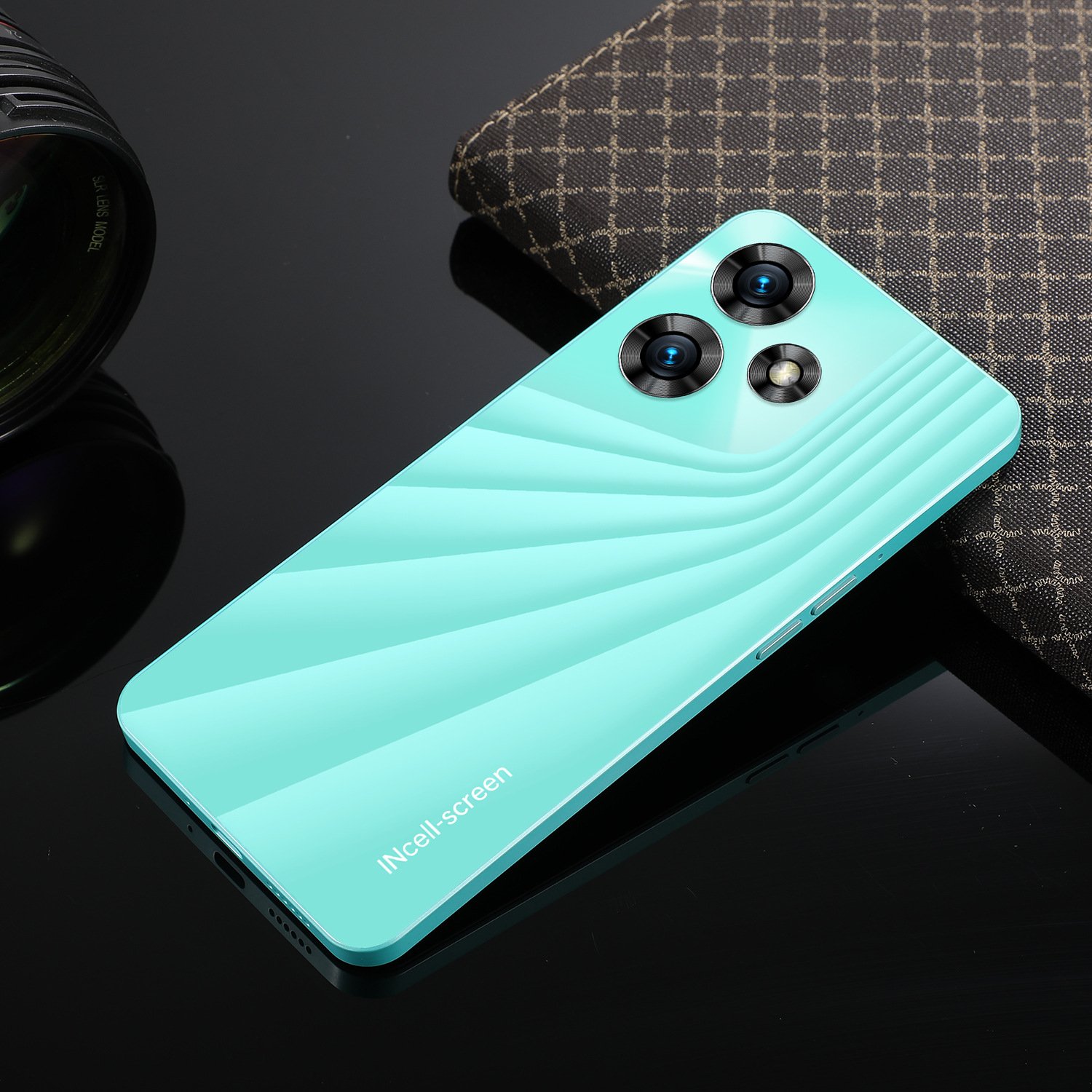 Hot30 4G Android Smartphone 3+64G Storage Real Fingerprint Unlock 7.3 Inch HD LED 108MP New Cross-Border Large Phone English