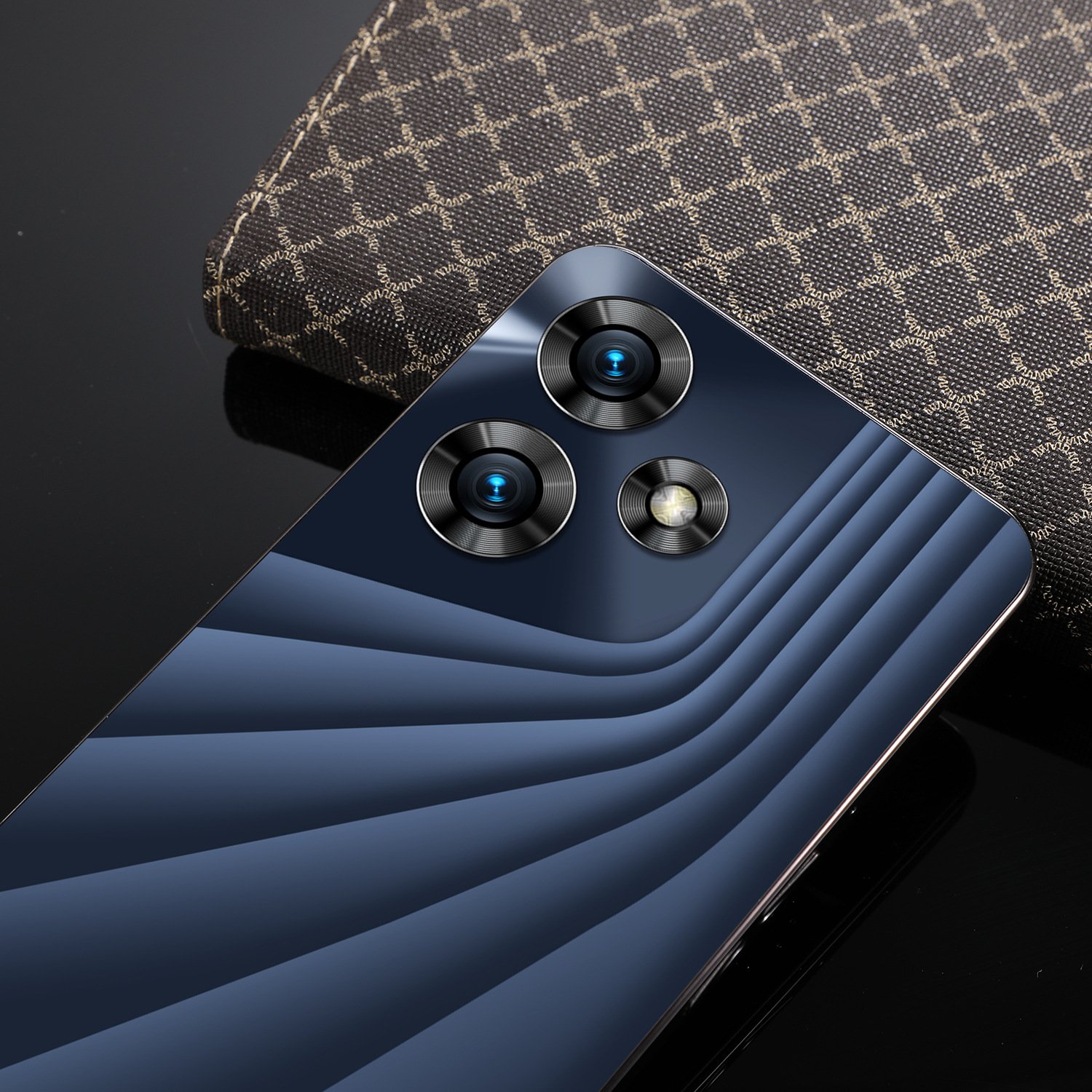 Hot30 4G Android Smartphone 3+64G Storage Real Fingerprint Unlock 7.3 Inch HD LED 108MP New Cross-Border Large Phone English