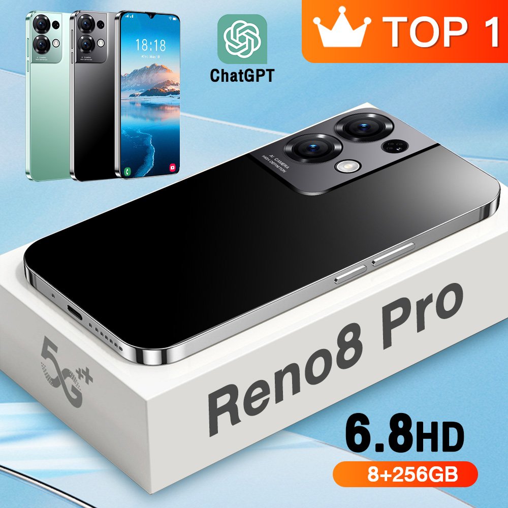 Reno8pro 6.8inch 5g Smartphone Reno 8 Pro Android Mobile Phone OLED Note 12 Pro Max 5g Smartphone Octa Core 48MP