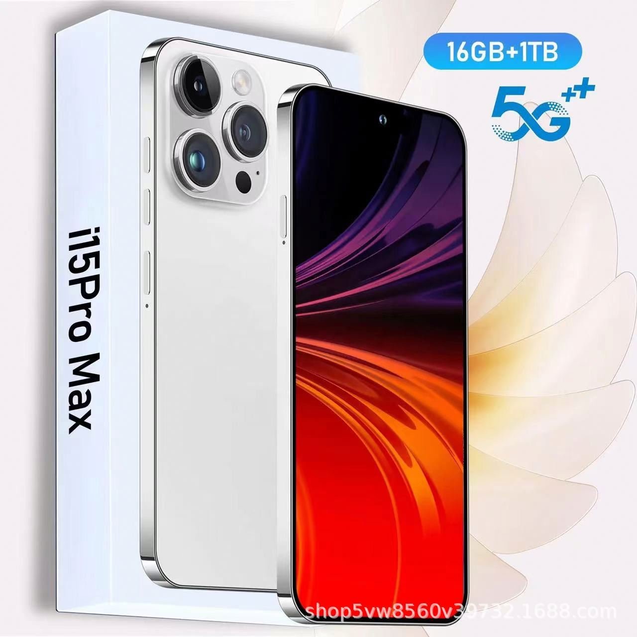 Original 5G Smartphone Povo5 Pro Brand New Gaming Mobile Phone Smart Phone i15 16G 1T Cheap Telephone Telefon Inteligente