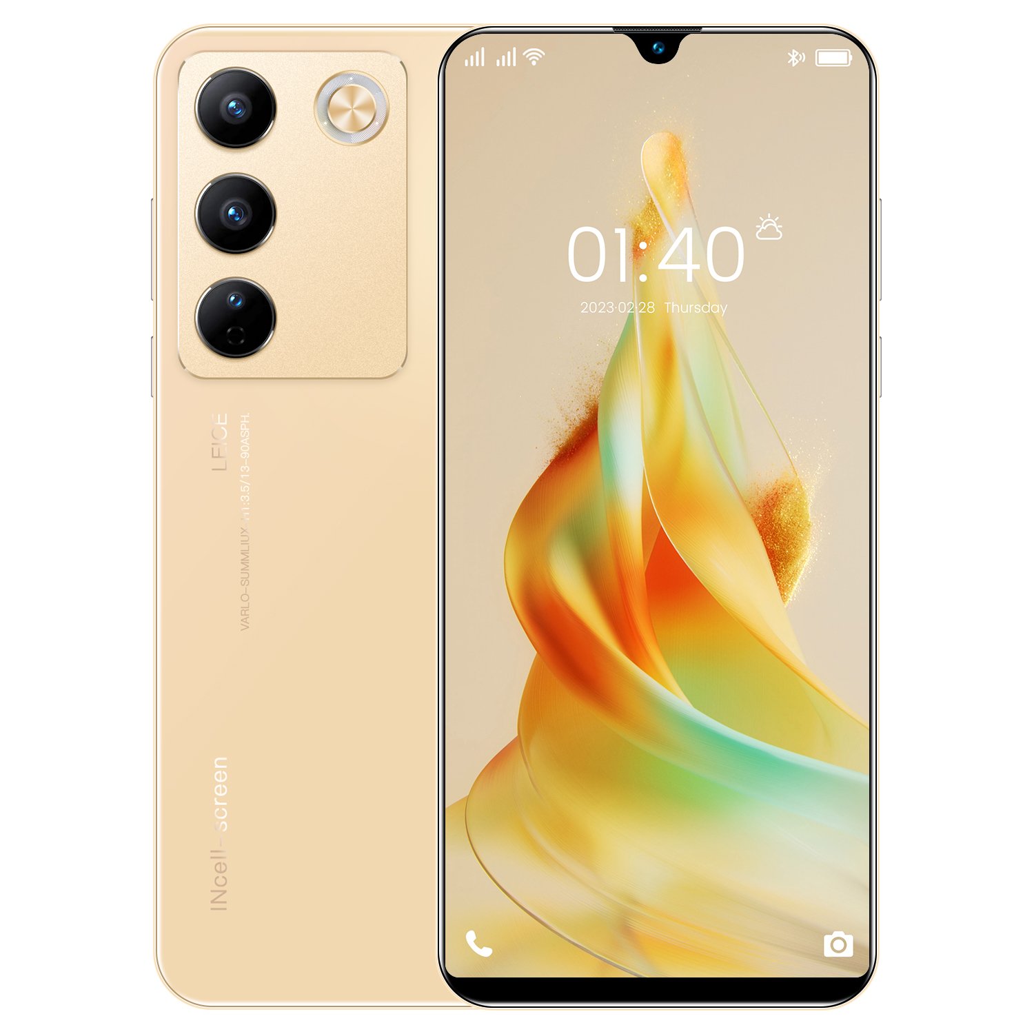 2024 best-selling product Original v27e Android cheap 7.3-inch 5g smartphone 16 GB +1 tb mobile phone high quality