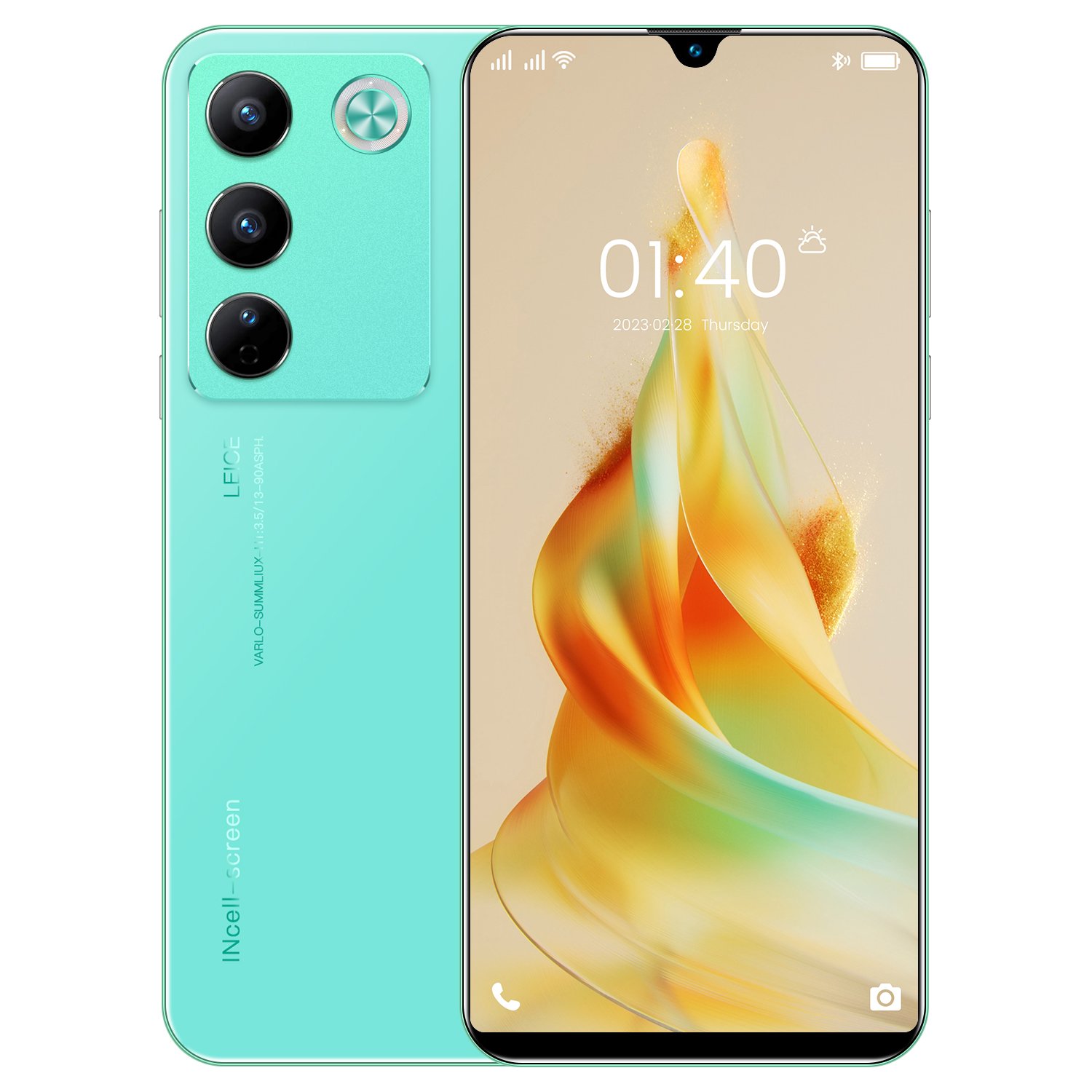 2024 best-selling product Original v27e Android cheap 7.3-inch 5g smartphone 16 GB +1 tb mobile phone high quality