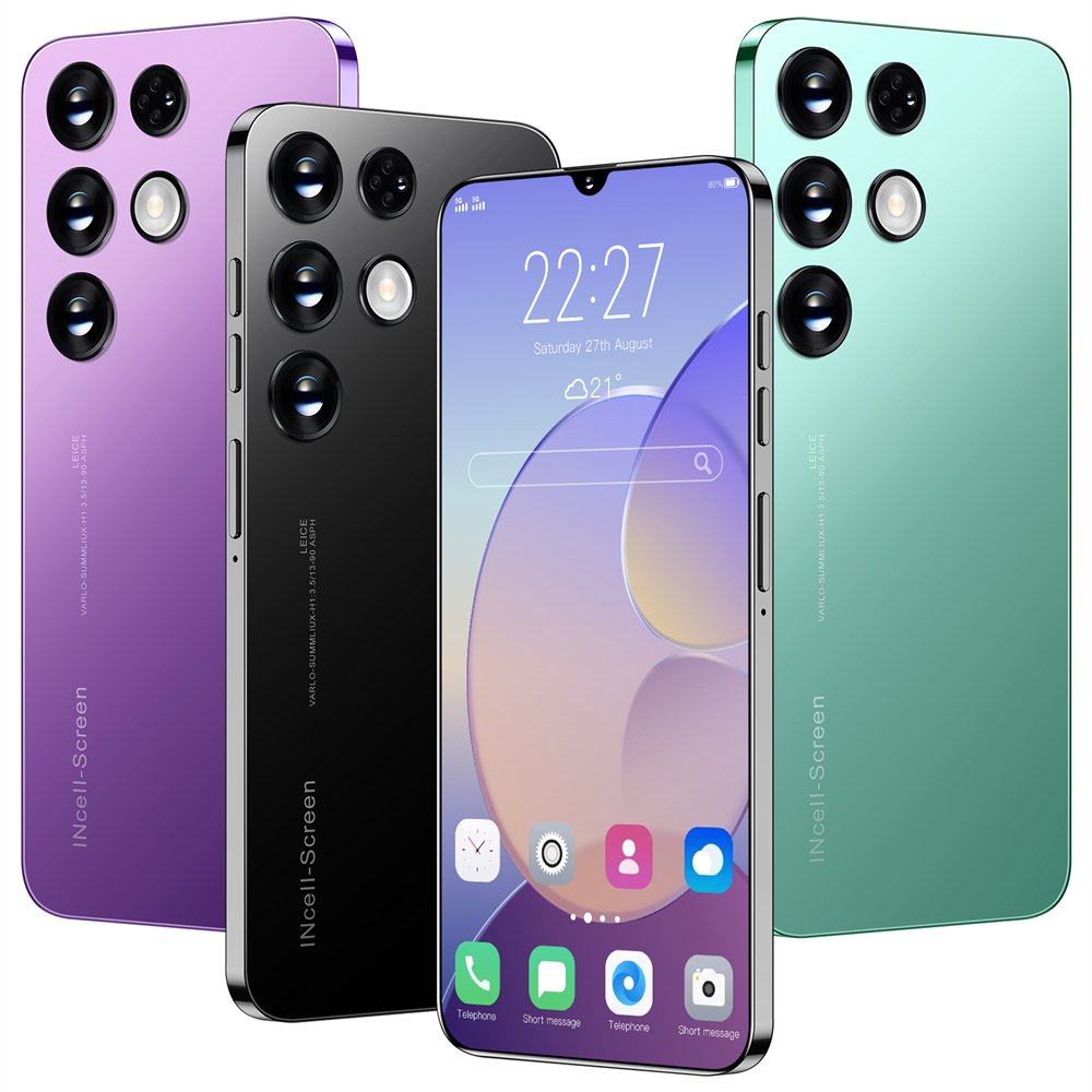 Smartphone S23 Ultra 6.8 inch Full Screen 12G+512G Android Smartphone With Stylus Face ID Unlocked Mobile phones