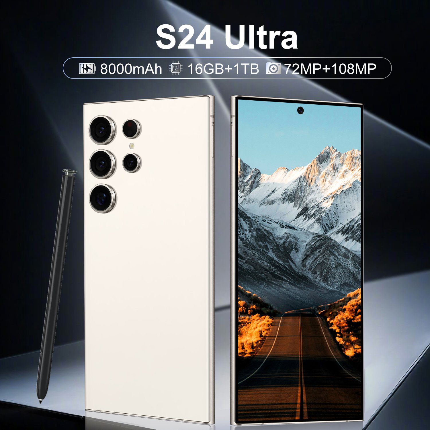 Best Selling S24 Ultra 5G Smartphone Google AI 16+1TB 7.3 Inch Dual Sim Unlocked Android Mobile Phone