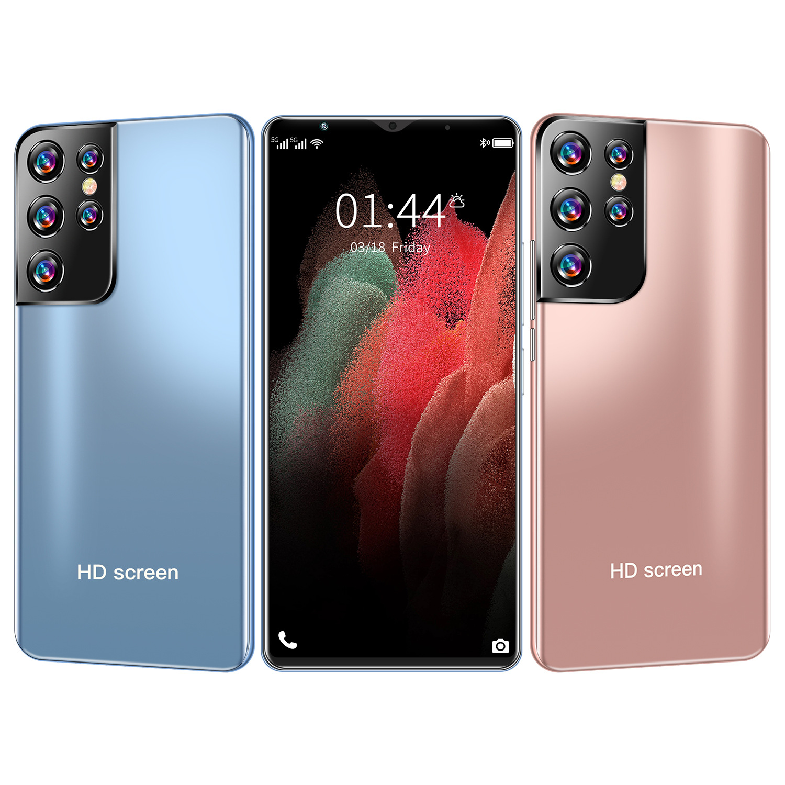 Cheap S21 Hot Sale 4G 5G S21 Ultra HD Screen 1GB+8GB Cellphone Android10 Mobile Phones