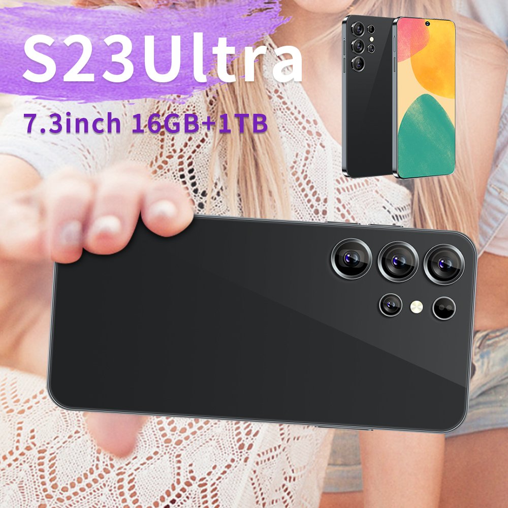 New S23Ultra comes with a 16GB+1TB large screen 5G network Android domestic and foreign trade mobile phone as a gift