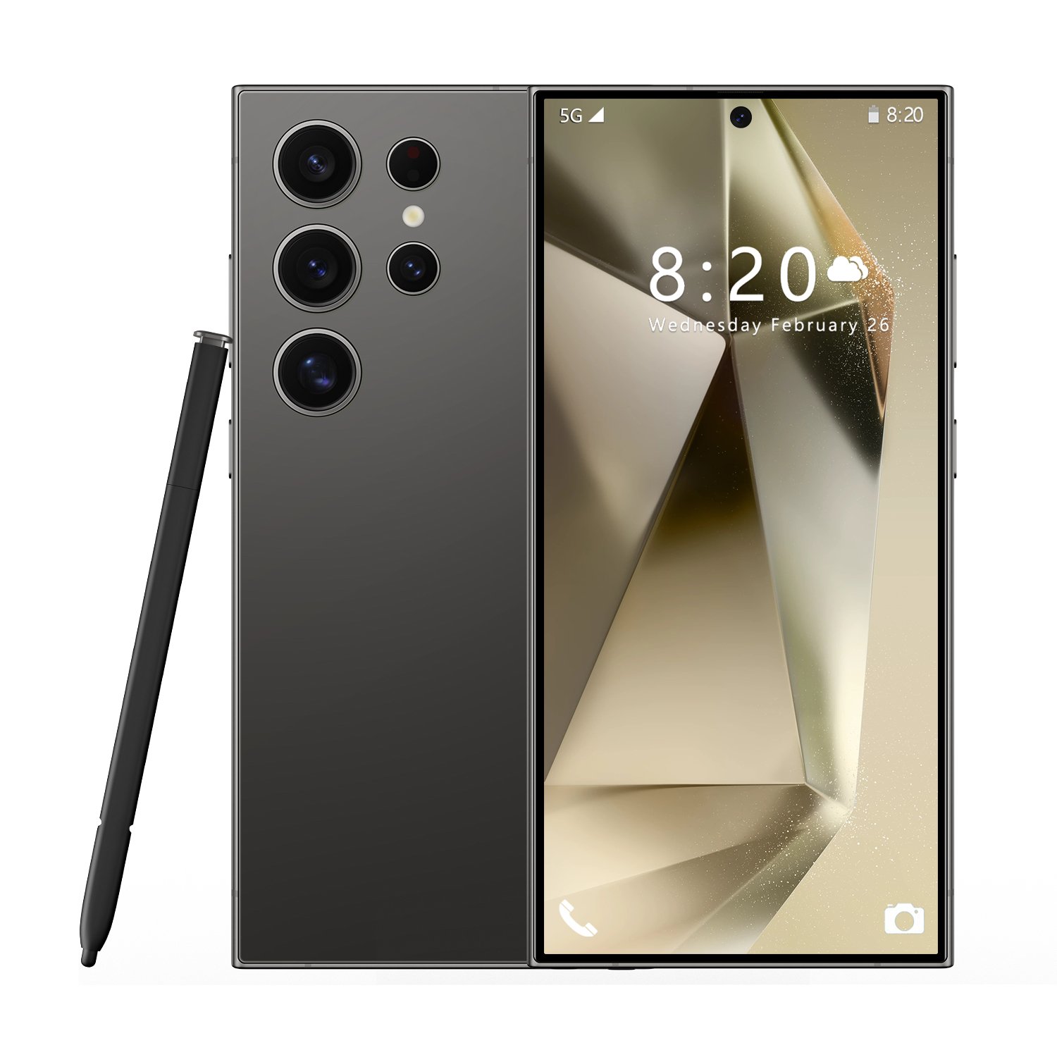 New Global S24 ULTRA Cell Phone 7.3 Inch Big Screen 5G Smartphone 16GB+1TB Dual SIM Android Mobile Phone S24 ULTRA
