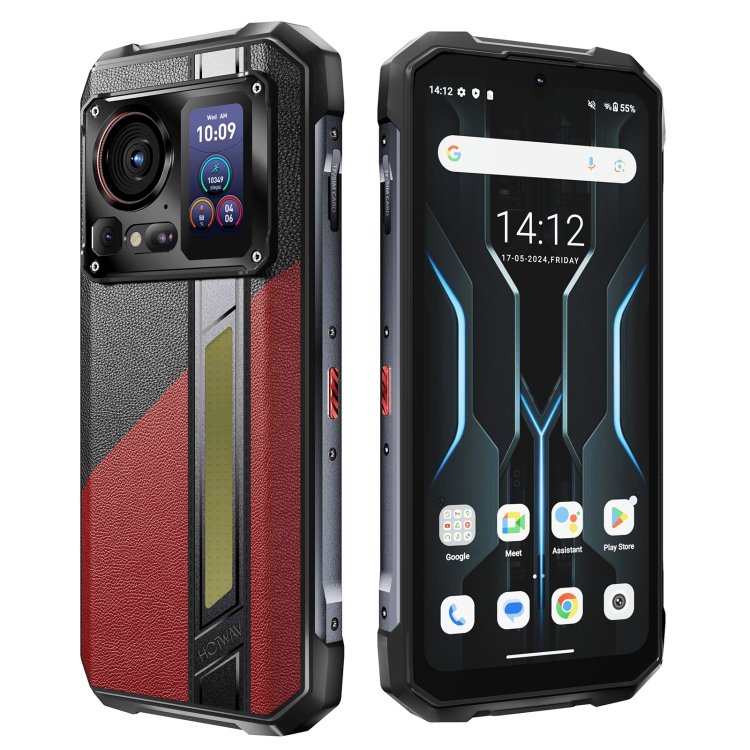 2024 Hot selling HOTWAV Hyper 7 Pro Rugged Phone 16GB+256GB 6.6 inch 10800mAh battery Android 14 5G smartphone