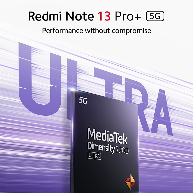 Global Version Xiaomi Redmi Note 13 Pro Plus Pro+ 5G Smartphone MediaTek Dimensity 7200-Ultra 200MP OIS Camera 120W Charge NFC