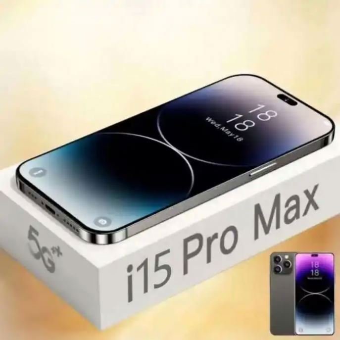 Clone Mobile Phone I Telephone I15 Phone Version 15 Pro Max Smartphone 6.8 Inch 16+1t Android Mobile Phone New Arrival