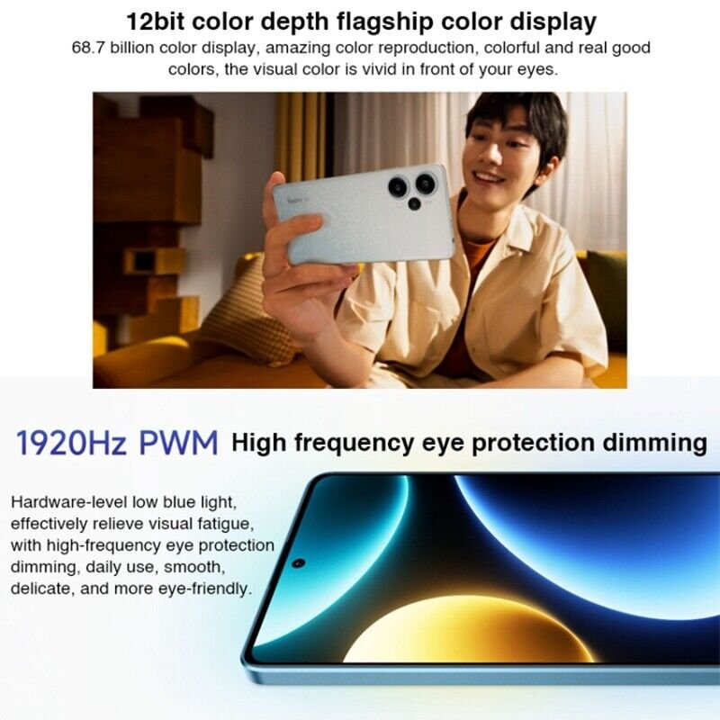 Brand New Redmi Note 12 Turbo 12GB 256GB NFC Snapdragon 7+ Gen 2 64MP Camera 67W Fast Charging 5G Smartphone
