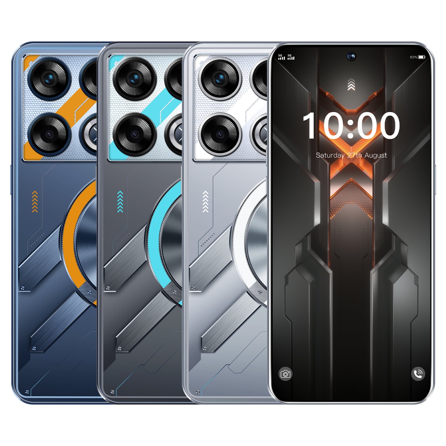 Original Cellphone GT20 pro 7.3 inch Hd 16GB+1TB Mobilephone Android14 Face Unlock 5G smartphone Factory wholesale price