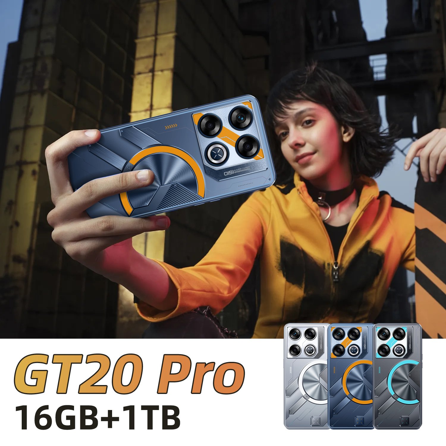 Original Cellphone GT20 pro 7.3 inch Hd 16GB+1TB Mobilephone Android14 Face Unlock 5G smartphone Factory wholesale price