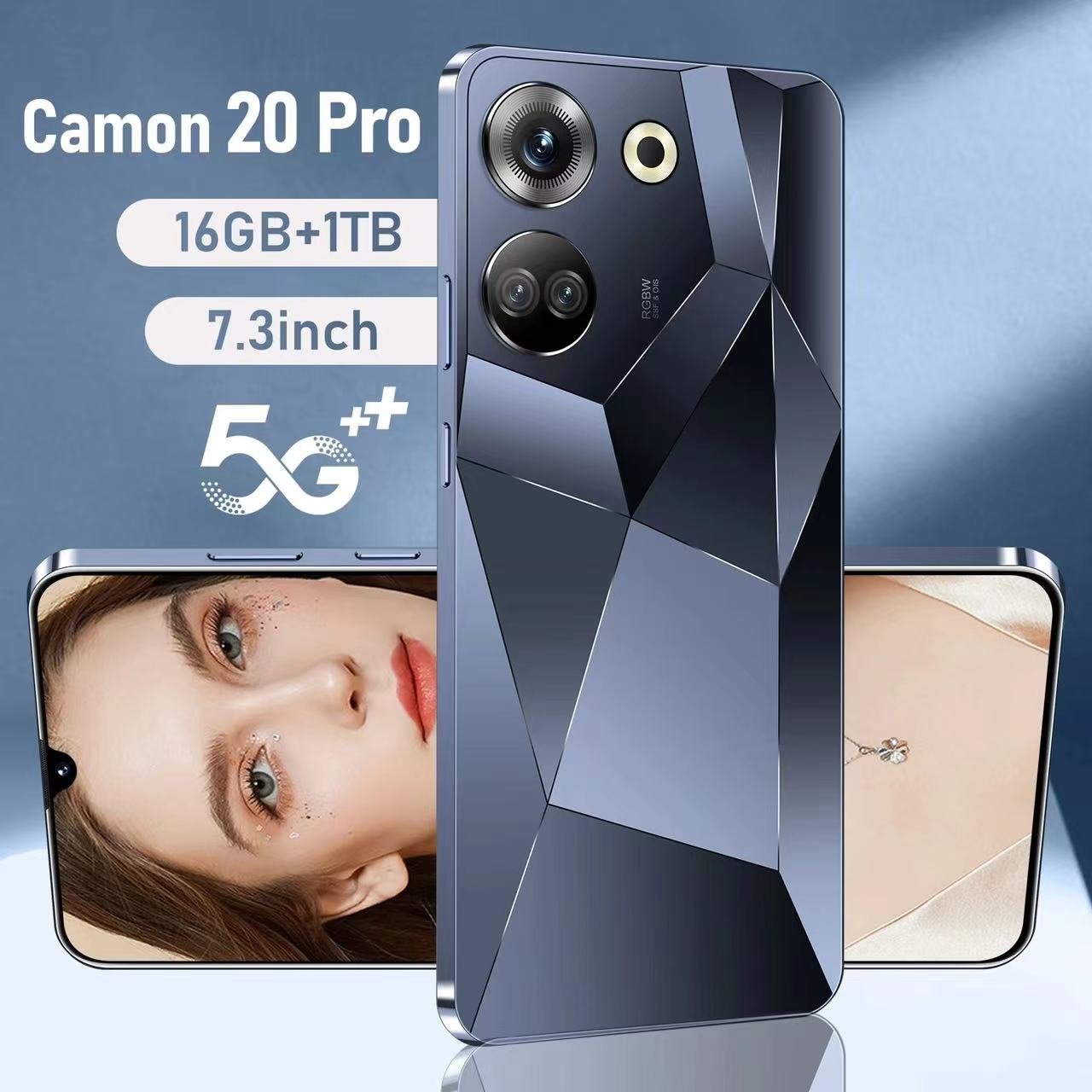 African Phone Camon 20 6.8 Inch 5g Smartphone 16gb+1tb 6800 Mah Android 8.1 Cheap Unlocked Mobile Phone For Tecno