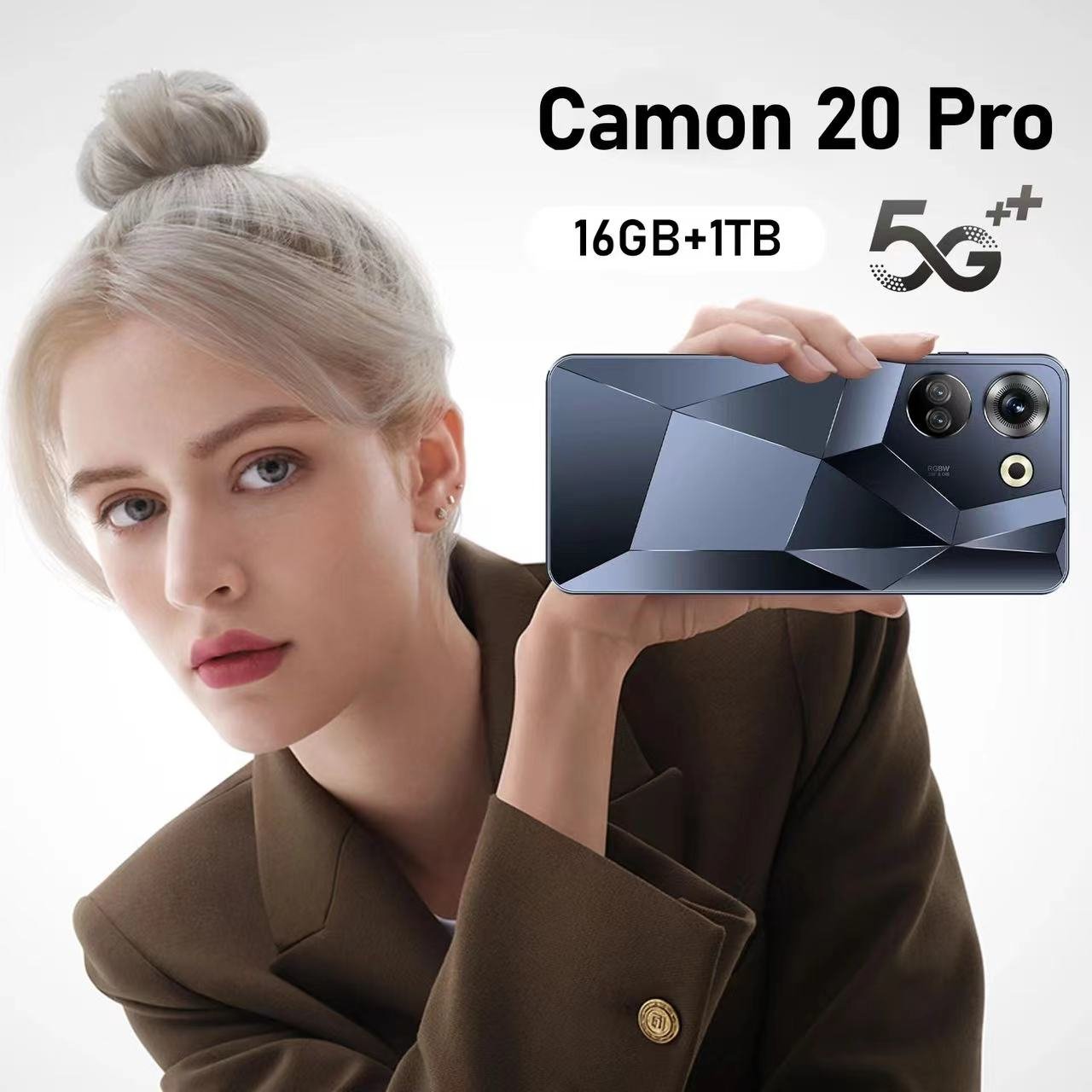 African Phone Camon 20 6.8 Inch 5g Smartphone 16gb+1tb 6800 Mah Android 8.1 Cheap Unlocked Mobile Phone For Tecno