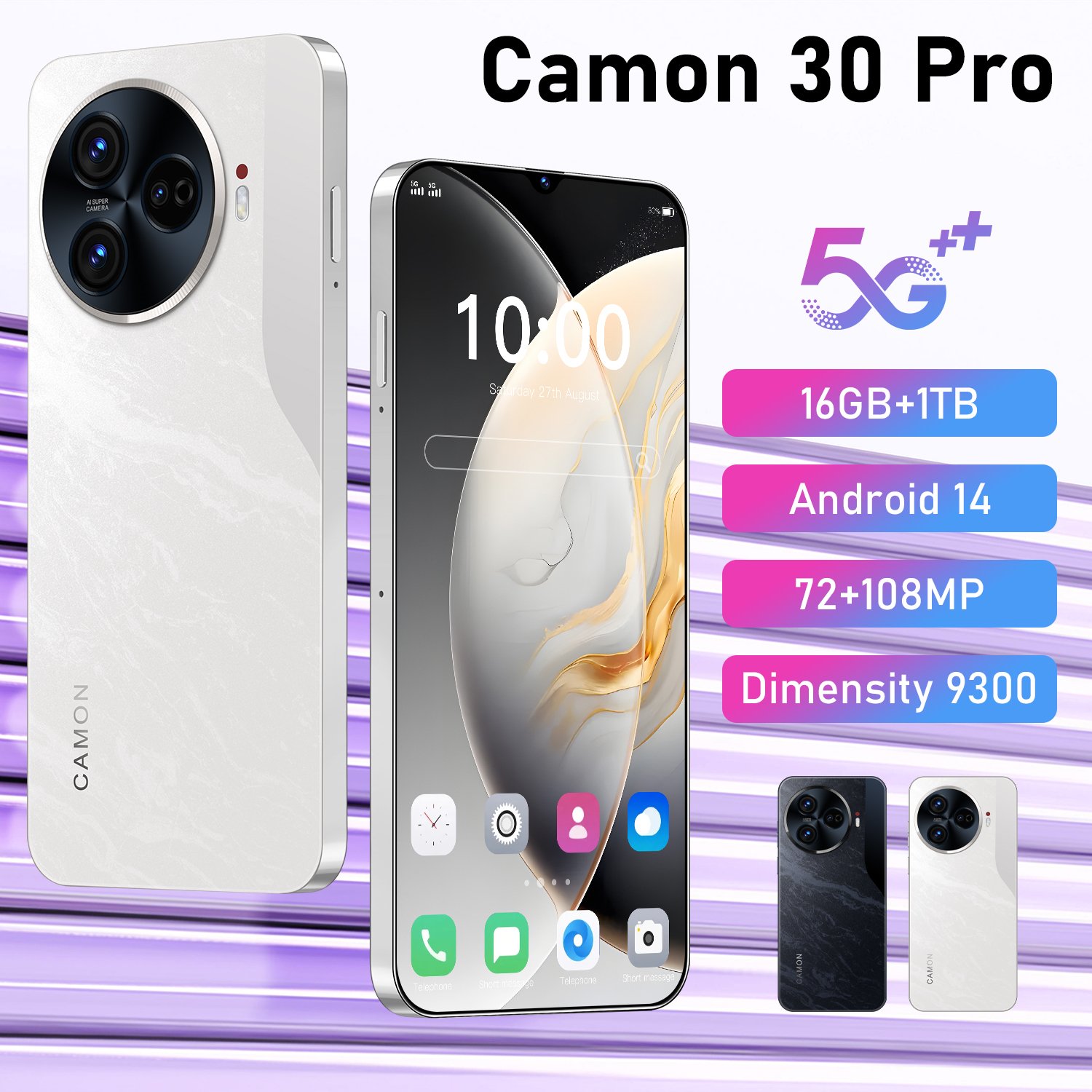 Wholesale Global Camon 30 Premier 5G Smartphone Unlocked 6.8 Inch 4G/5G Android Mobile