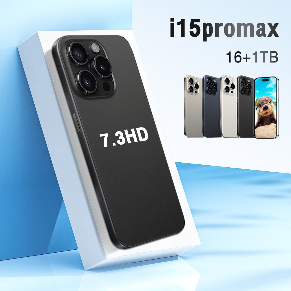 2024 original i15 phone 15 pro max 5g smartphone new arrival 6.7 Inches 16GB+512GB phone 15 clone Unlocked Android Mobile Phones