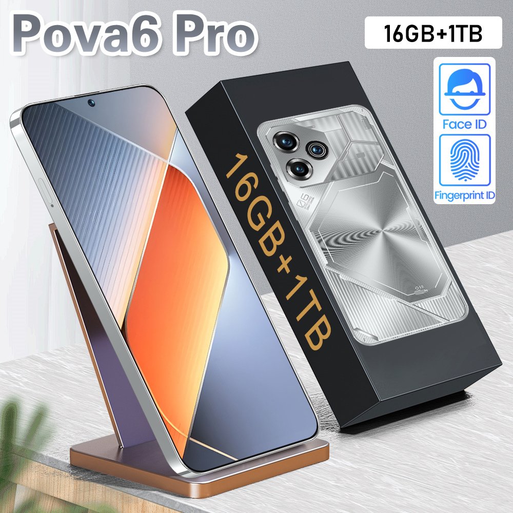 5G Smartphone 7 Enhanced Dual SIM Facial Recognition Fingerprint Unlock