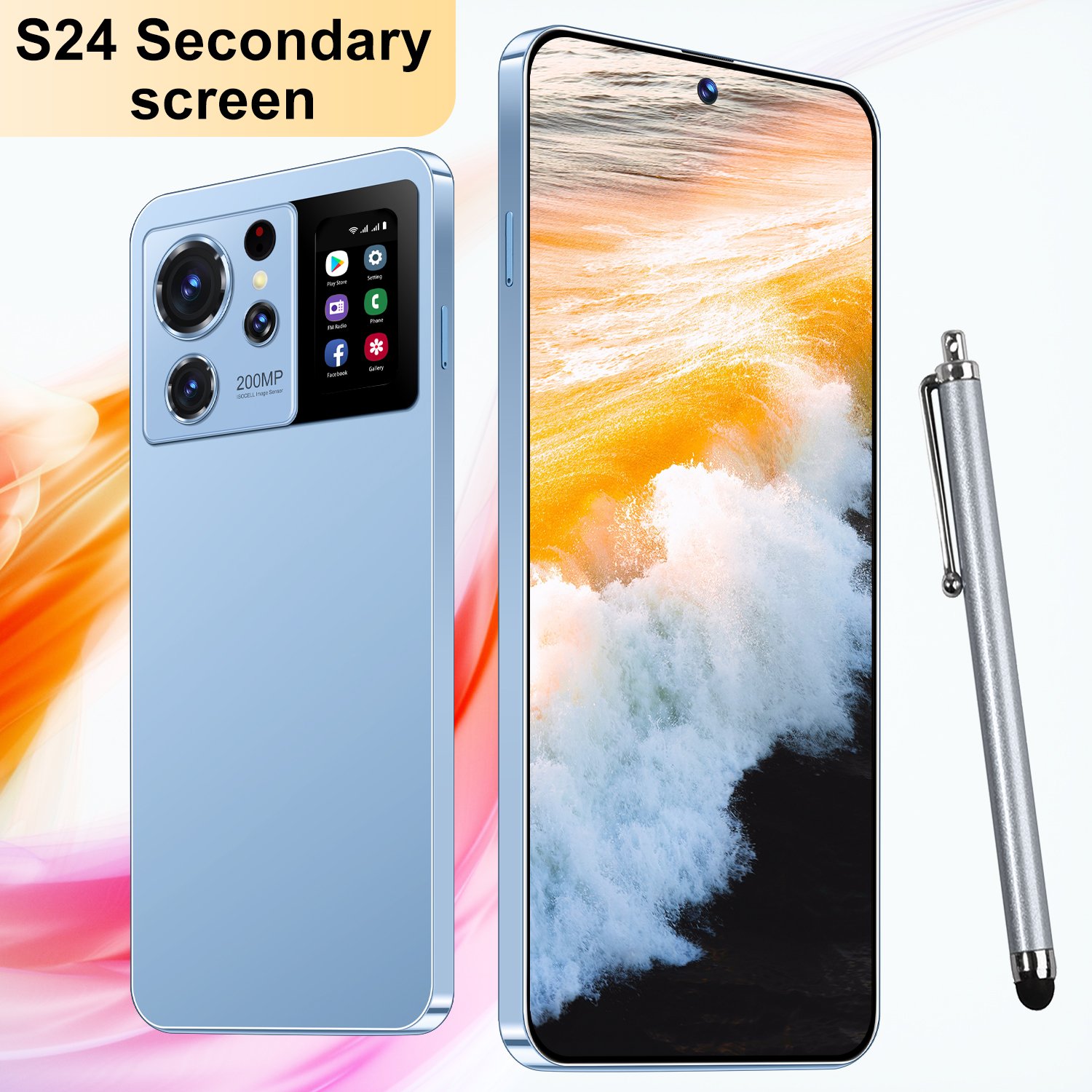 2024 New 0riginal Android 13 s24 ultra phone Smartphone 16+1TB Mobile Phone Cell Gaming Phone 5G smartphone 7.3inch Mobilephones