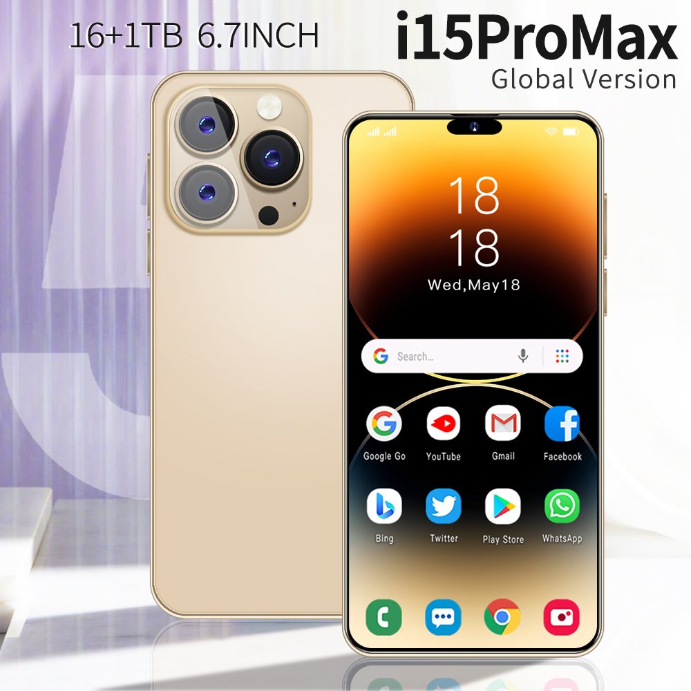 2023 Latest Smart Mobile Phone 15 Pro Max Original Brand New unlock Phone 15 Pro 5G Smart Mobile Phone i15