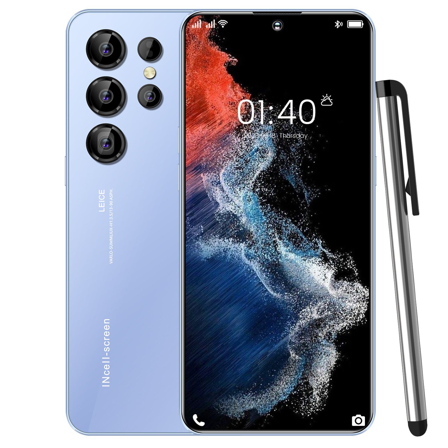 New Global S23 ULTRA Cell Phone 7.0 Inch Big Screen 5G Smartphone 16GB+1TB Dual SIM Android Mobile Phone S23 ULTRA