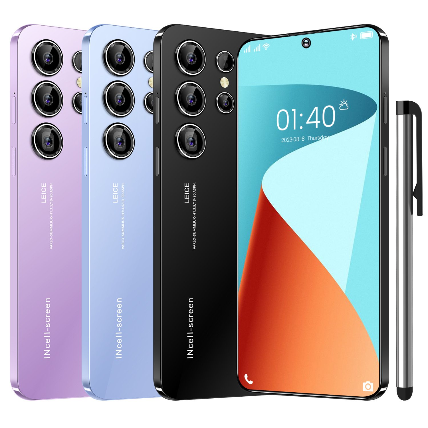 New Global S23 ULTRA Cell Phone 7.0 Inch Big Screen 5G Smartphone 16GB+1TB Dual SIM Android Mobile Phone S23 ULTRA