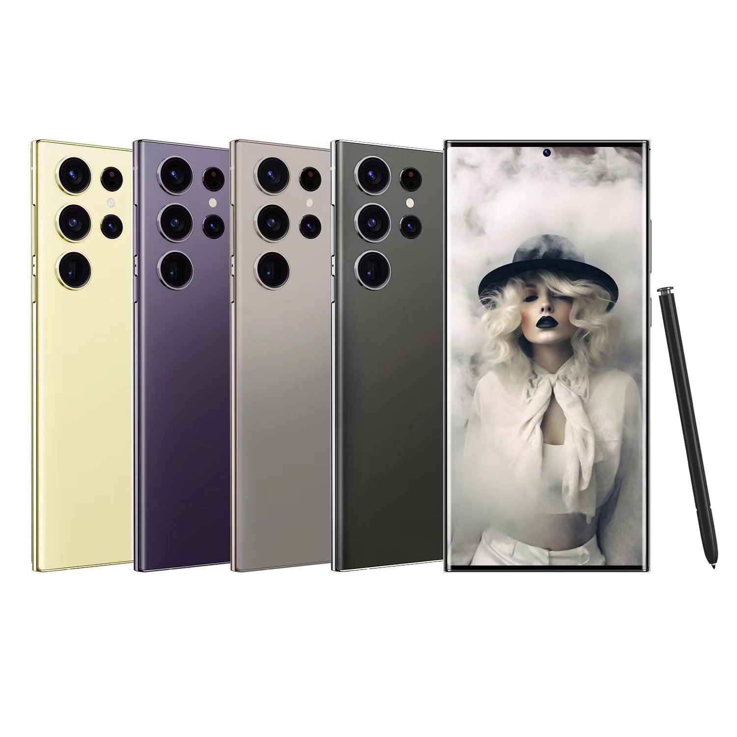 16+1TB Galaxy S24 Ultra Cellphones 6.8inch telephone Unlock S-Pen 4G WIFI fashion gaiming android S23 S24 mobile phones
