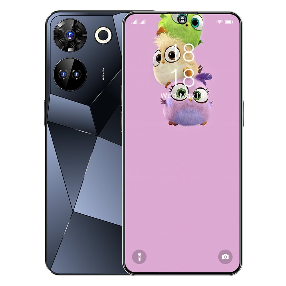 Wholesale High-End 7.3 inch Android Smartphone 16GB RAM 1TB Storage 6800mAh Battery MTK Processor dual card Android smartphone