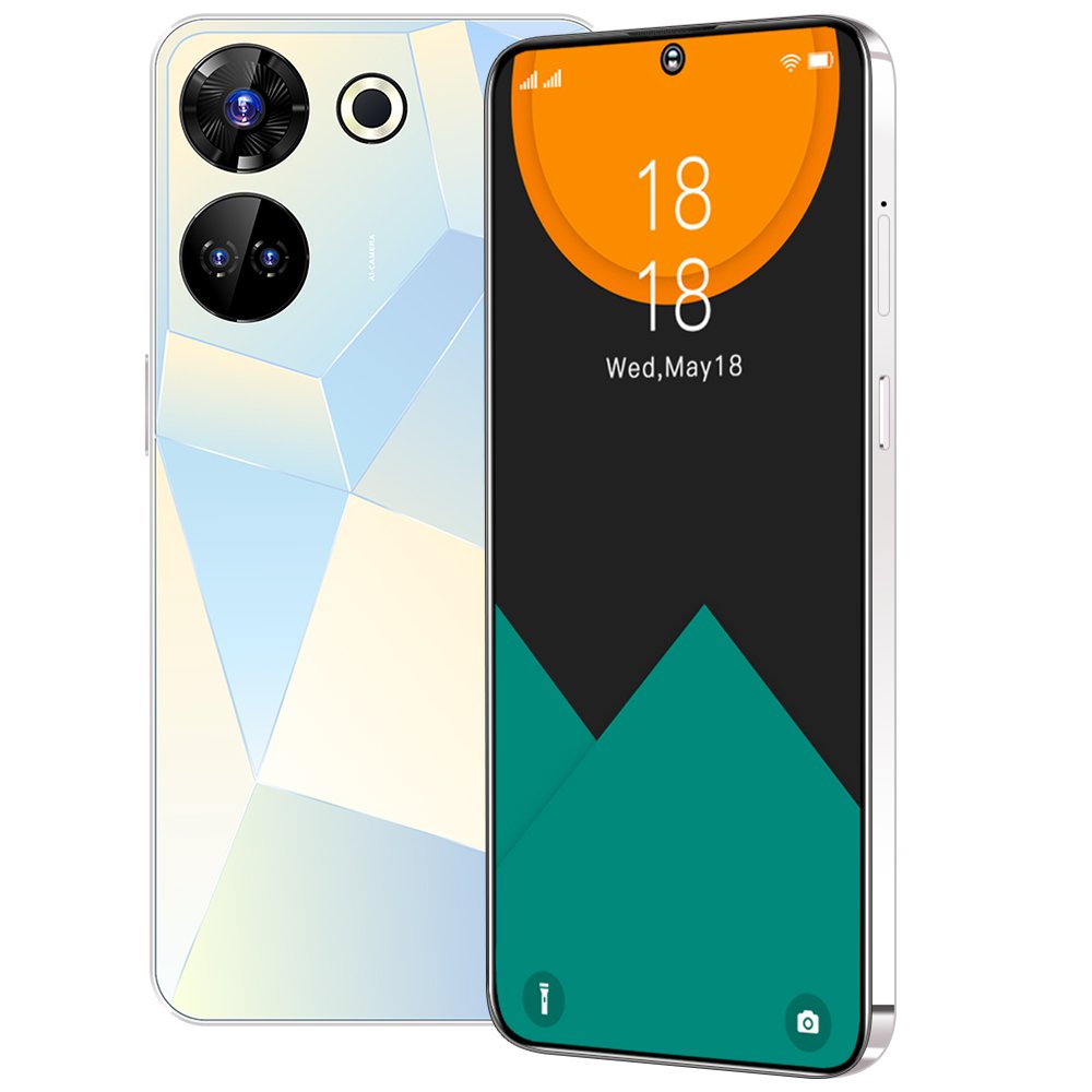Wholesale High-End 7.3 inch Android Smartphone 16GB RAM 1TB Storage 6800mAh Battery MTK Processor dual card Android smartphone