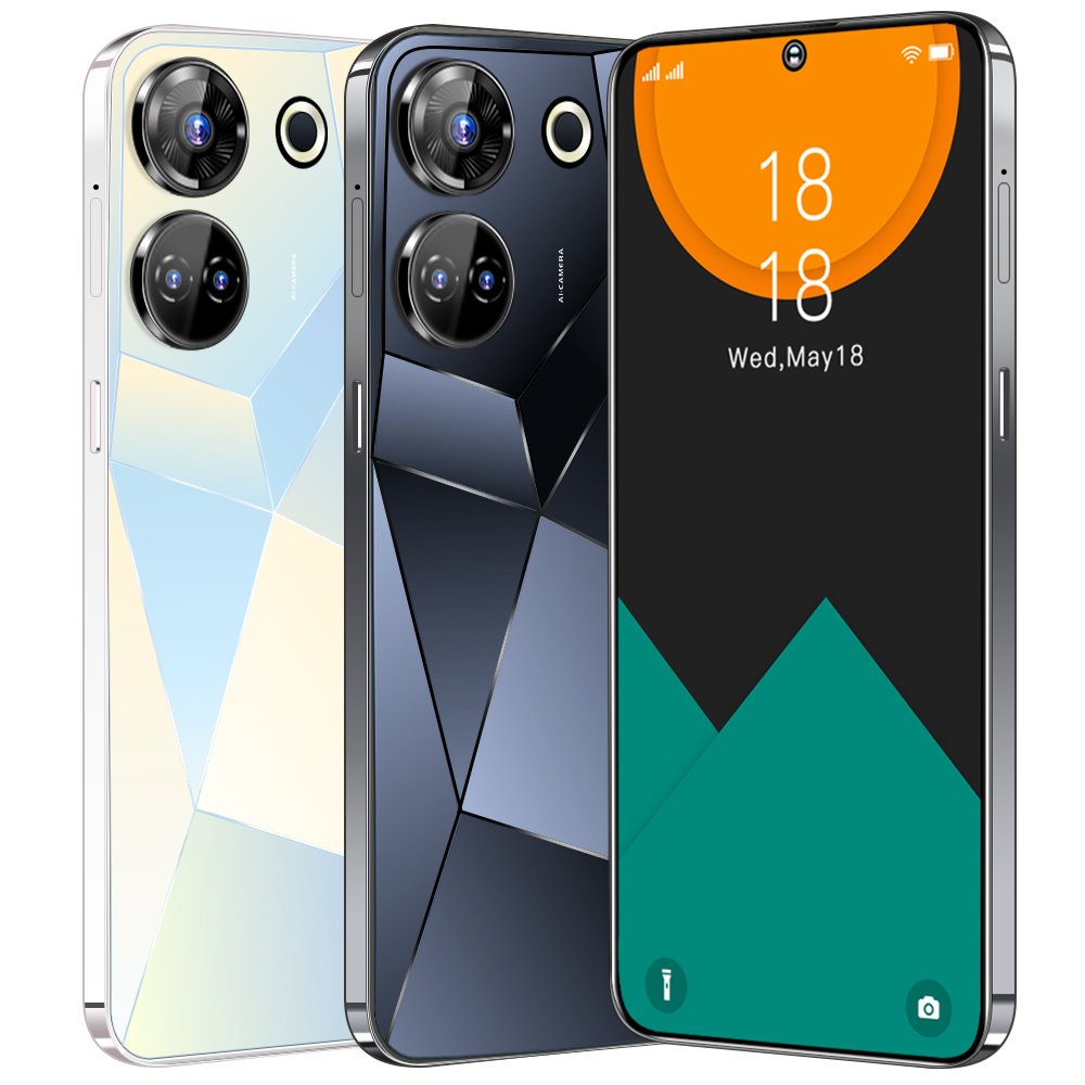 Wholesale High-End 7.3 inch Android Smartphone 16GB RAM 1TB Storage 6800mAh Battery MTK Processor dual card Android smartphone
