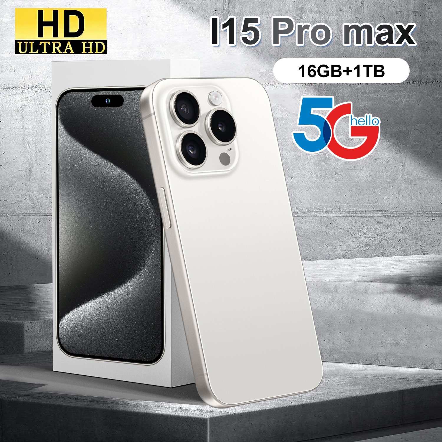 Hot sale Wholesale price 15 pro max mobile phone 16GB+512GB 5G smartphone 6.7inch HD Full Screen New phoene 15 Ultra Phone