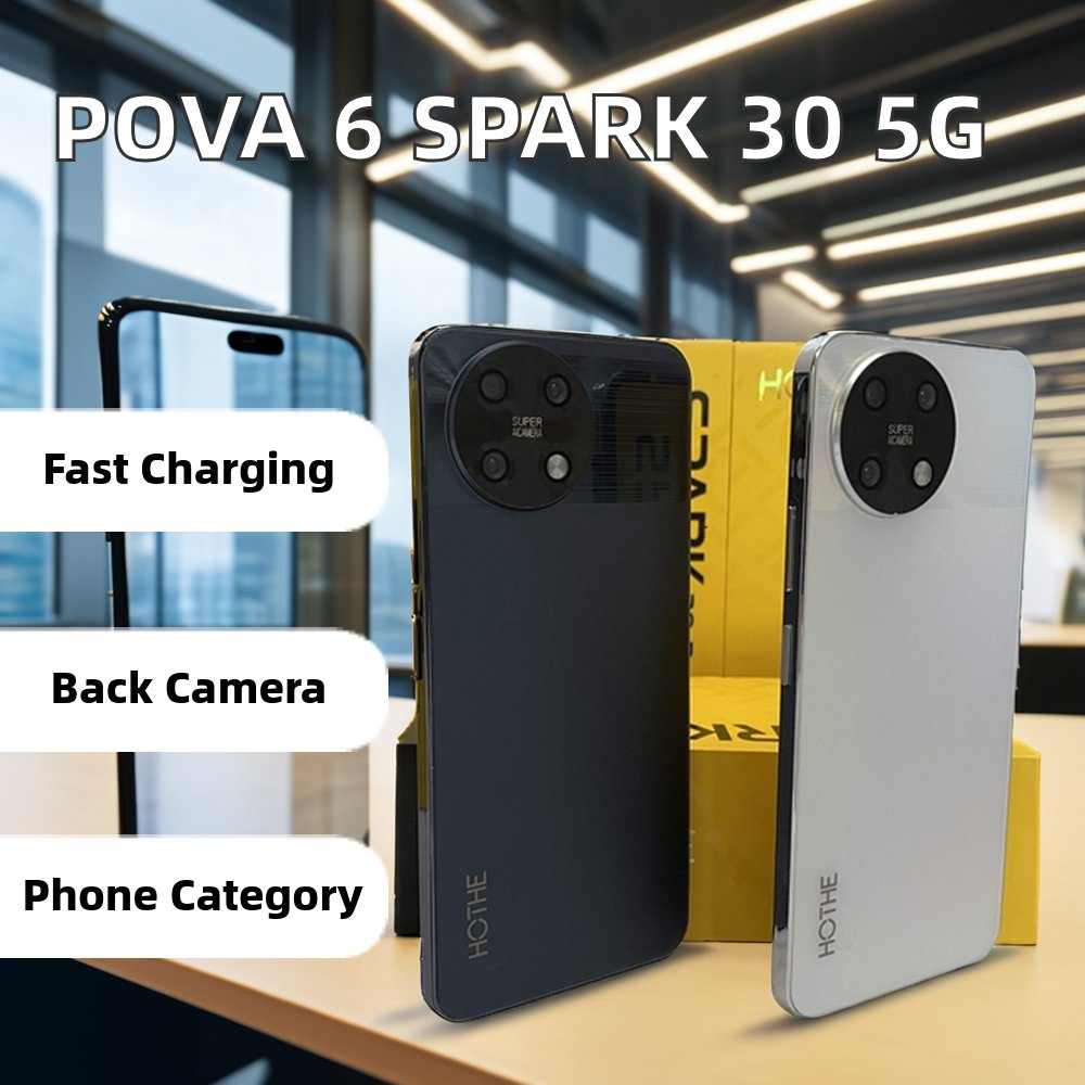 Factory price 5G Smartphone Tecno Spark 30 Pro Original HD Screen Resolution Smart Multilingual Gaming Global French Phone