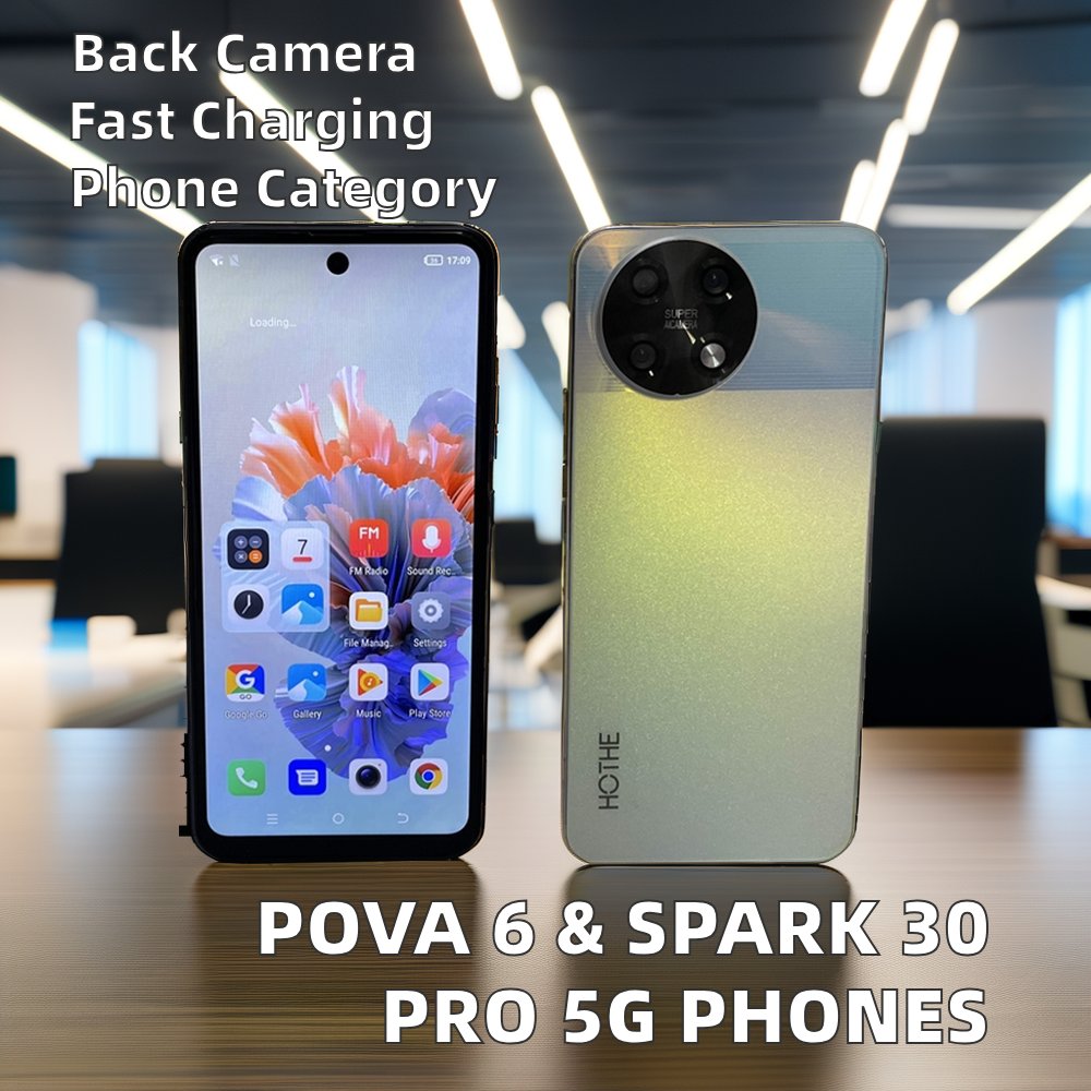 Factory price 5G Smartphone Tecno Spark 30 Pro Original HD Screen Resolution Smart Multilingual Gaming Global French Phone
