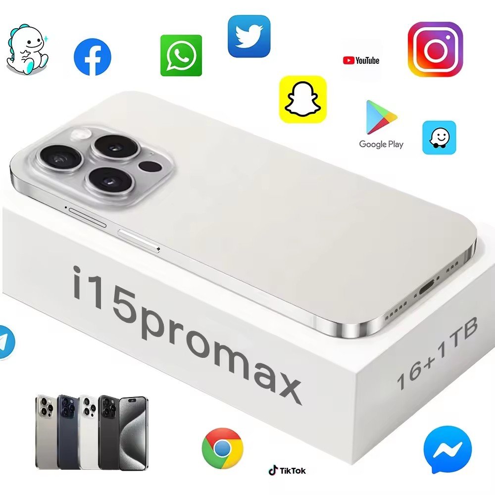 Smartphonephone 15 Pro Max 12gb+512gb Smartphone 5g Smartphone 6.7inch Screen Dual Sim Card I 15 Phone 15 Pro Max 5g De Smart