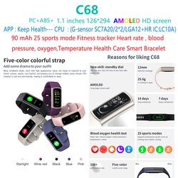 C68-fitness-tracke-smart-bracelet-band