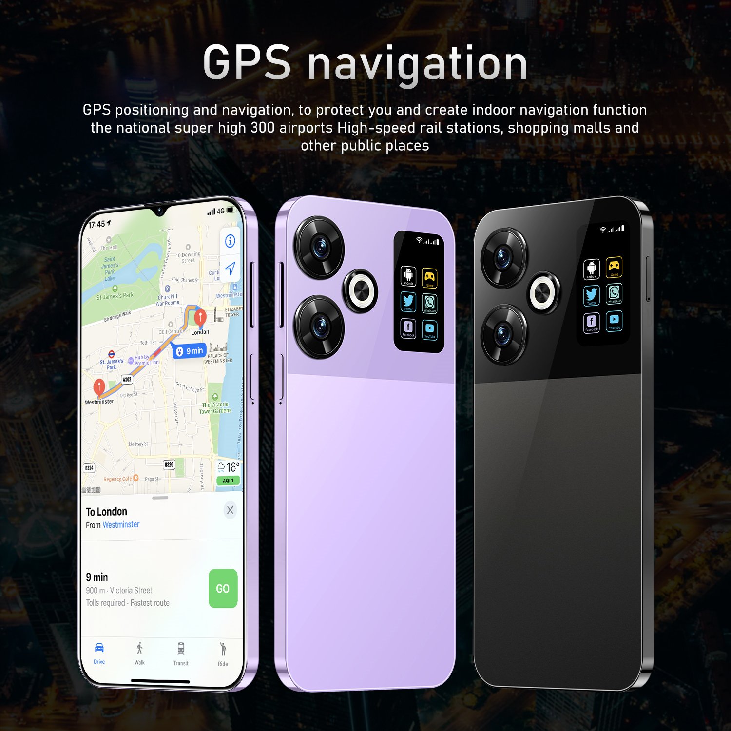 2024 Hot Sale Big Screen M6 Pro Android 13 Smartphones Big Battery Wholesale 5G Cheap Mobile Phones with WCDMA Cellular