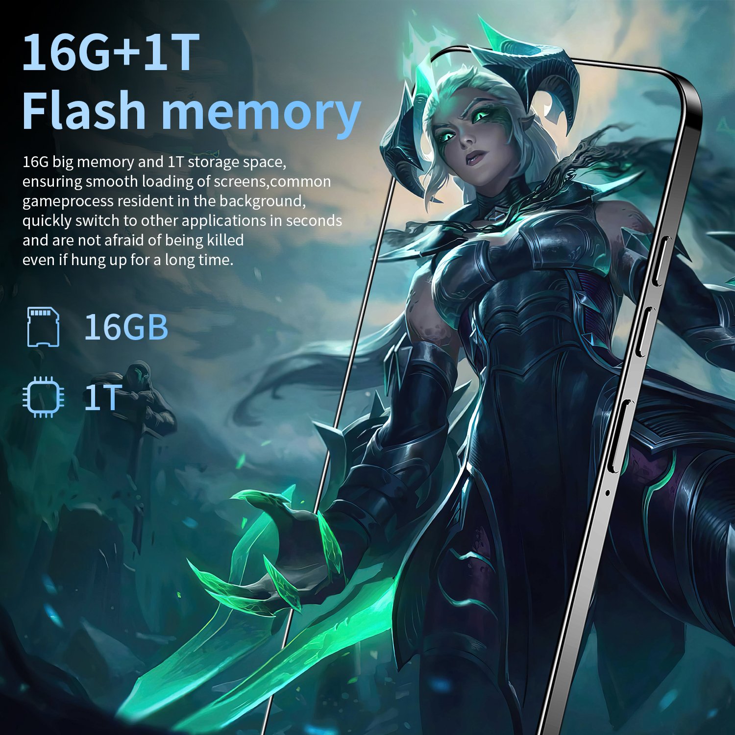 Hot Selling Original Celular Xiao M12S Ultra 16GB+1TB 7.3Inch 6800mAh 5G Smartphone Unlocked Cell Gaming Phone Mobile Phones