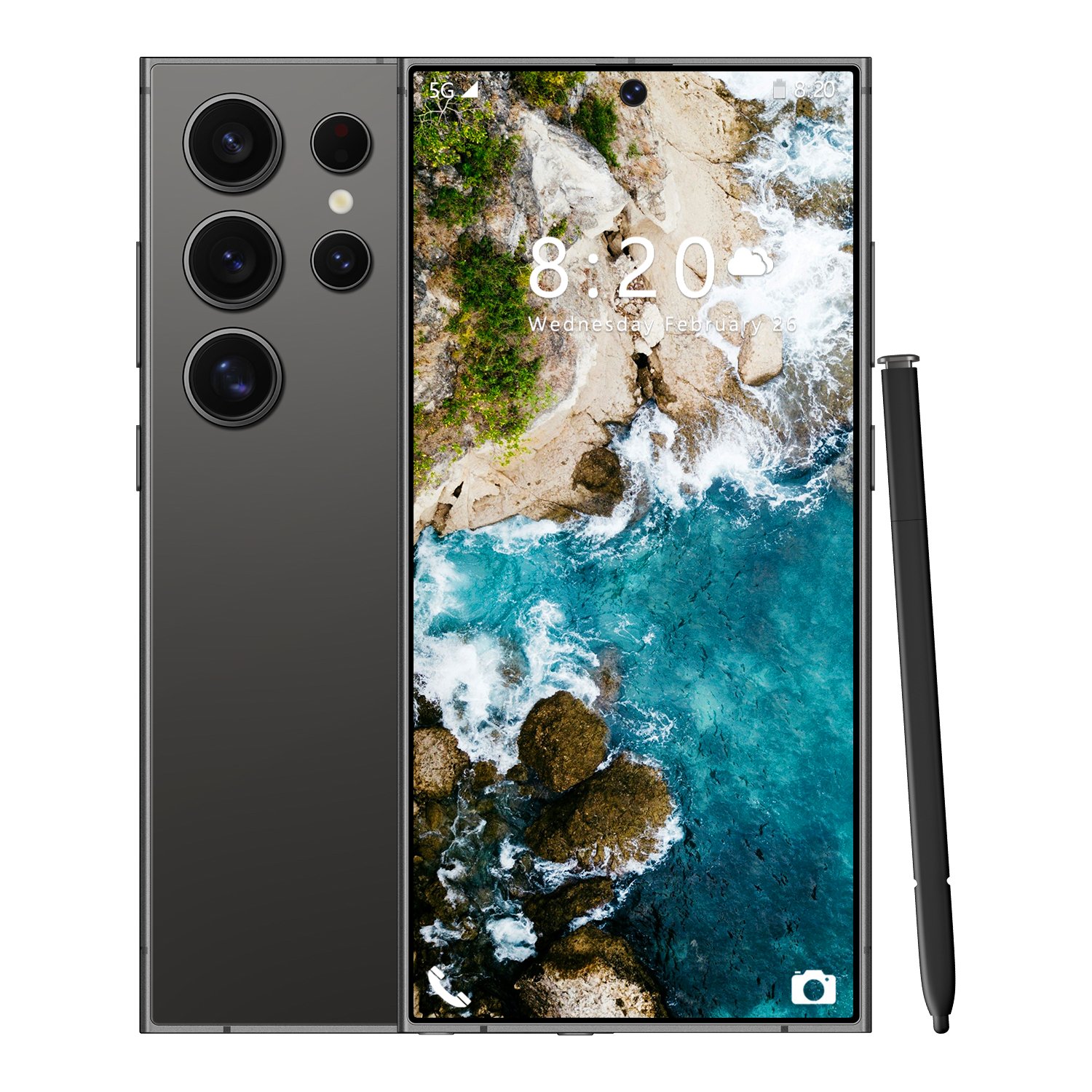 Samsun S24 ULTRA 48MP+100MP Full Display 8GB+256GB Android Cell Phone Face Unlock 65W 5g smartphone Original Selling Mobil Phone