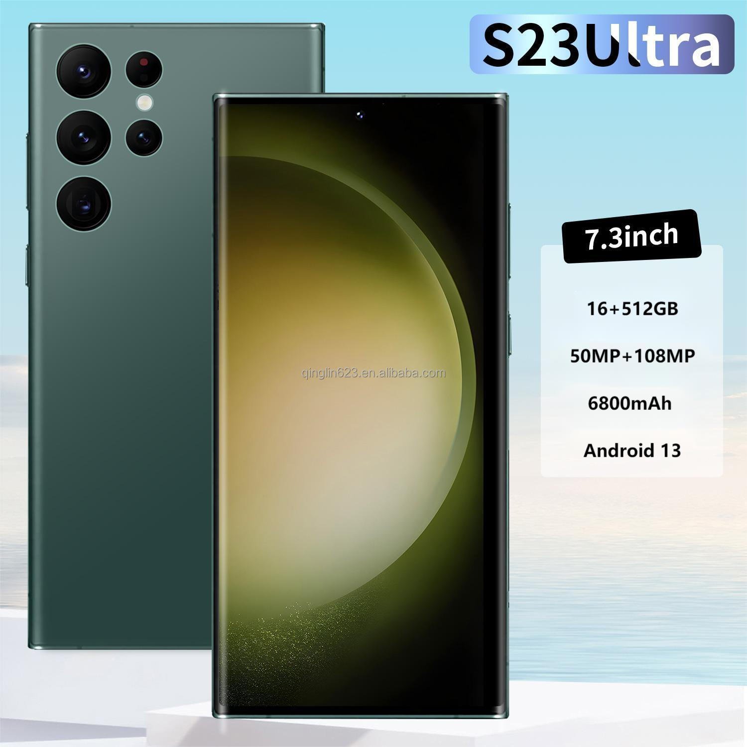 2023 Smartphone S23 Ultra 16gb+512gb Dual Sim Original Unlocked Cellphone 7.3 Inch Mobile Phones