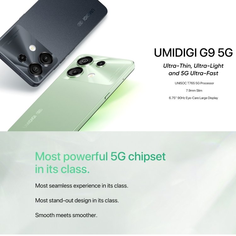 2024 hot selling original UMIDIGI G9 5G smartphone 6.75-inch 6GB+128GB 50MP camera 5000mAh dual SIM card 5G mobile phones