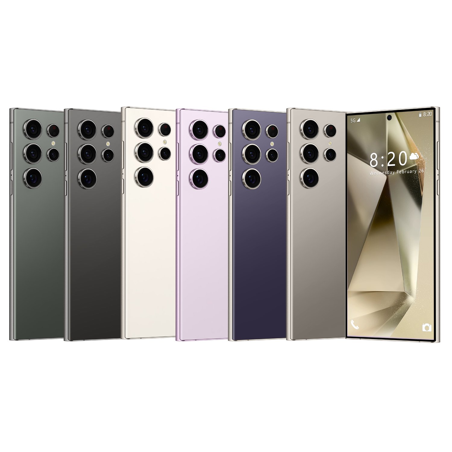 Soonleader Hola Luxury NFC Smart E-Ink Screen Display Mobile Phone Case Cover for Samsung S24 Ultra