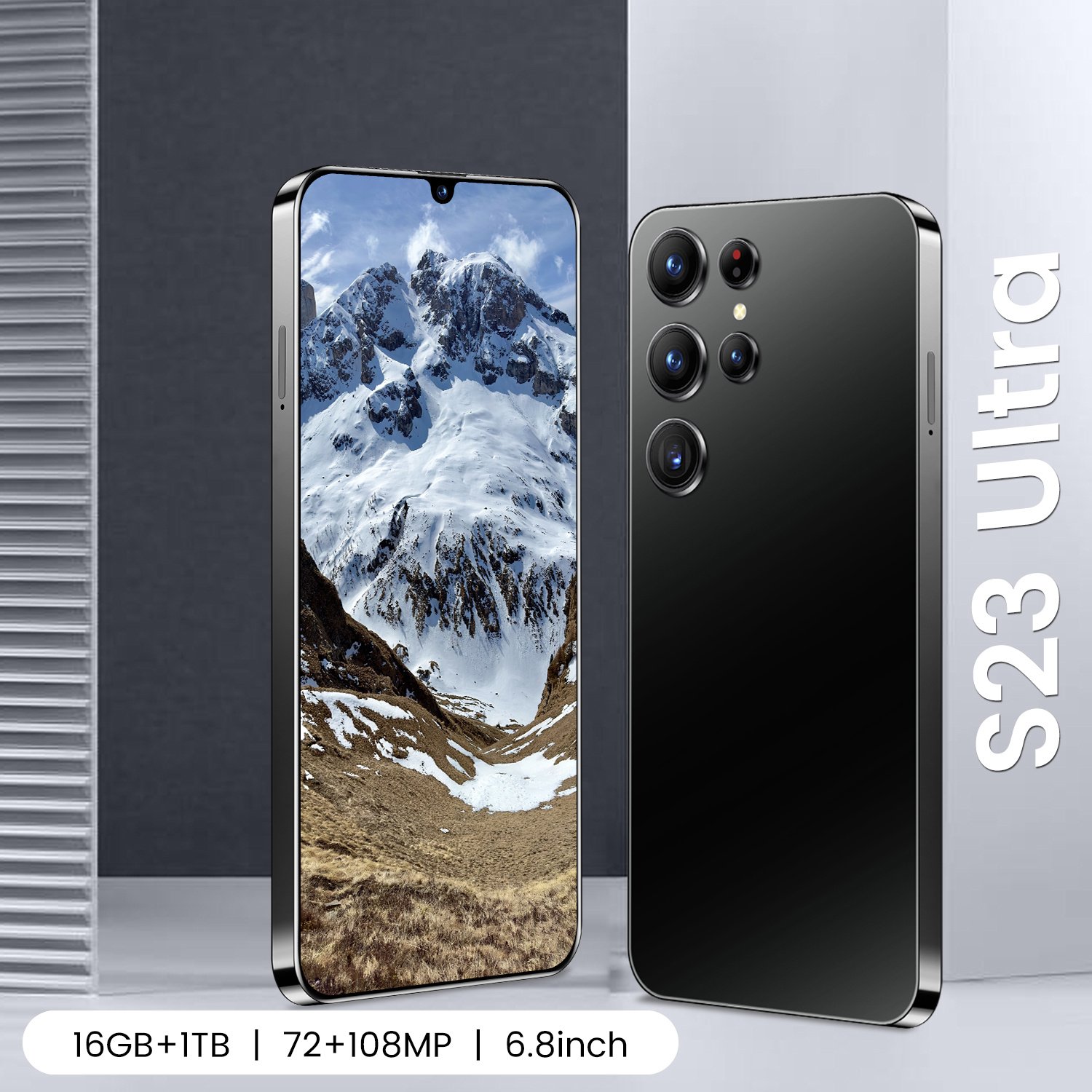 2024 Latest Smart Original Phone S23 Ultra 16GB+1TB Android 13 108MP 5G smartphone with built-in pen dual card dual standby