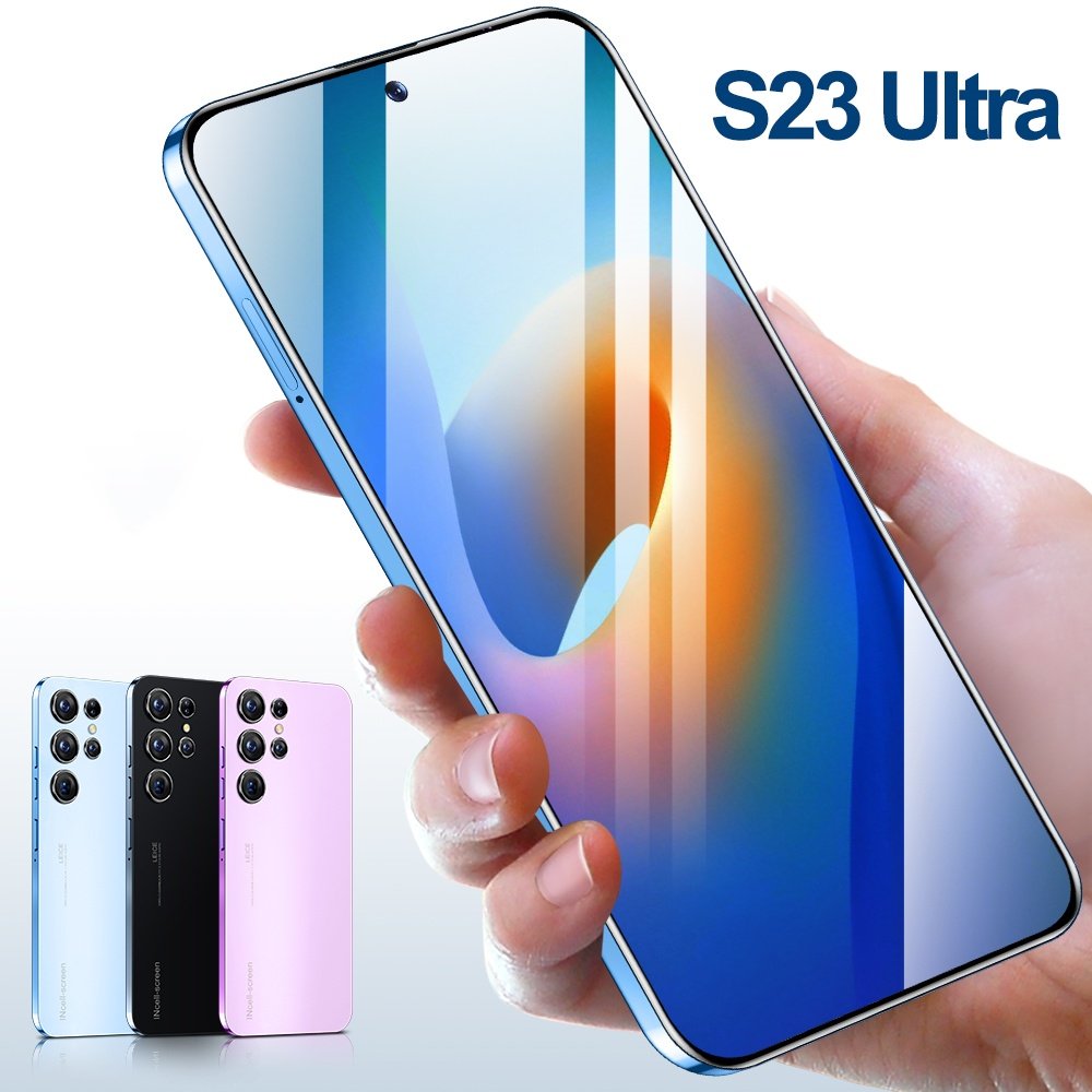 High Quality 8+512G S23 Ultra smart phone Gaming 6.8inch Cellphone Big Screen S-Pen 4G WIFI android S23 S24 mobile phones