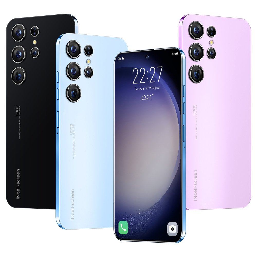 High Quality 8+512G S23 Ultra smart phone Gaming 6.8inch Cellphone Big Screen S-Pen 4G WIFI android S23 S24 mobile phones