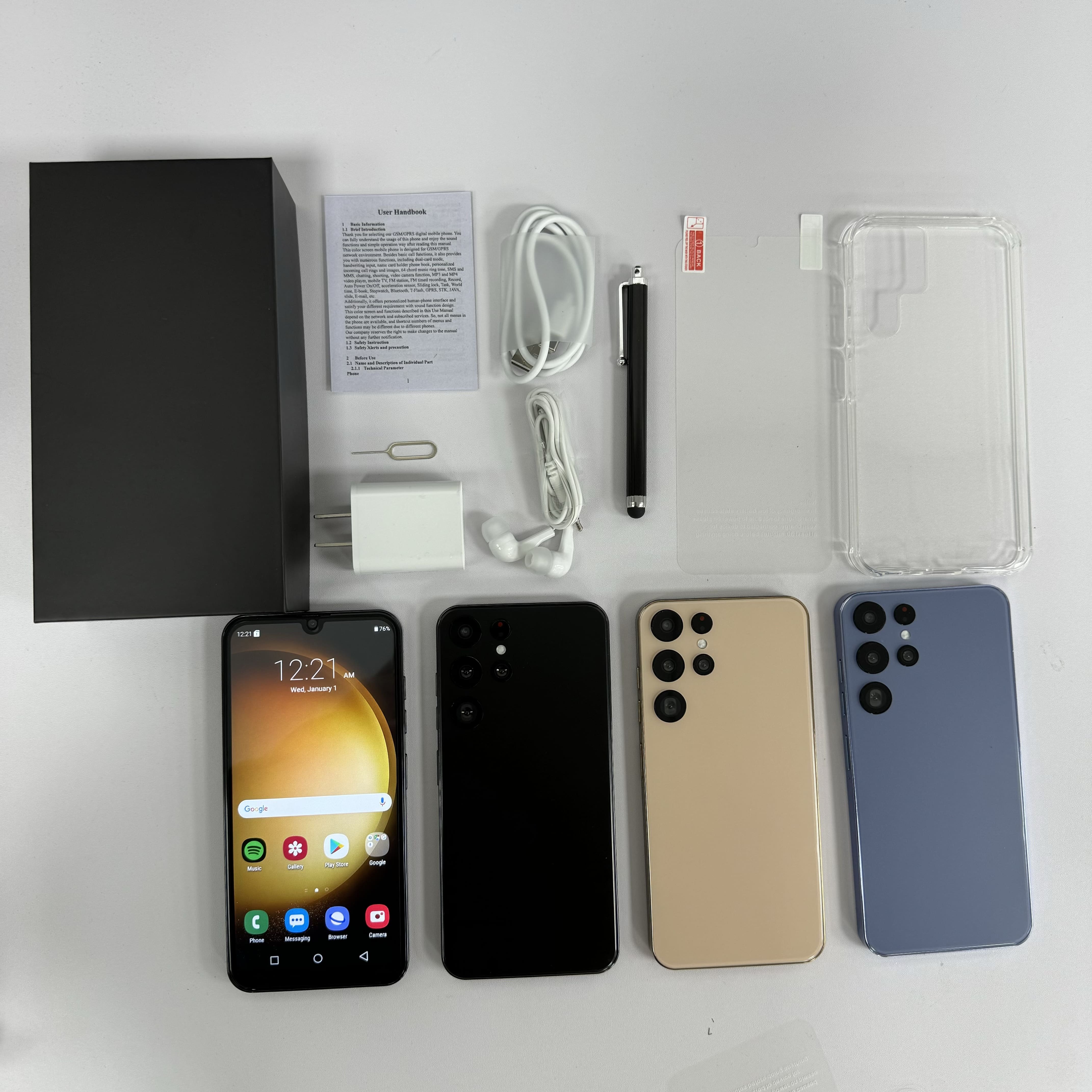 New Original unlocked for Sansung S24 Ultra 5G Smartphone 6.8 inch Android 11 Global Version 16GB+512GB Dual SIM Mobile phones