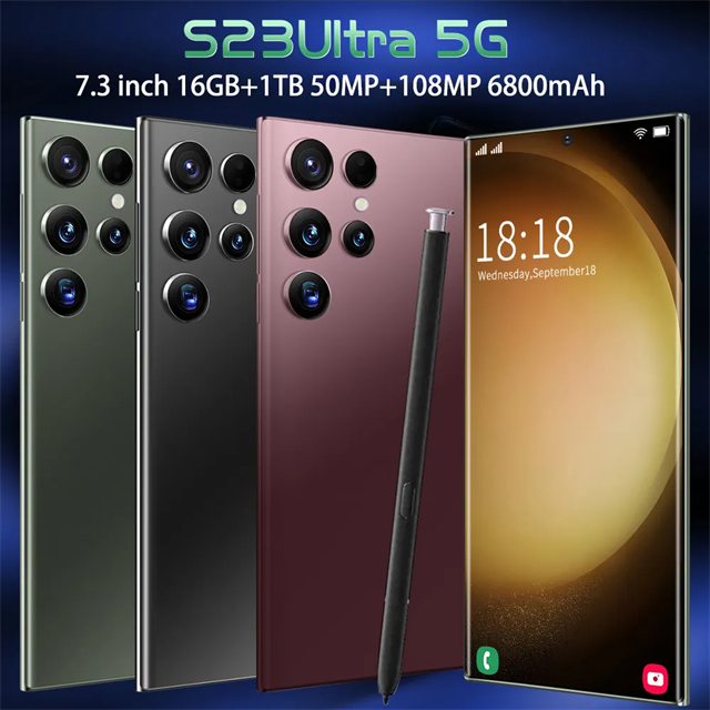 2025 Cheap 16+1tb Mobile Phone Cell Gaming Phone 5g Smartphone 3g&4g Smartphone S23 Ultra Phone Original Android Smartphone