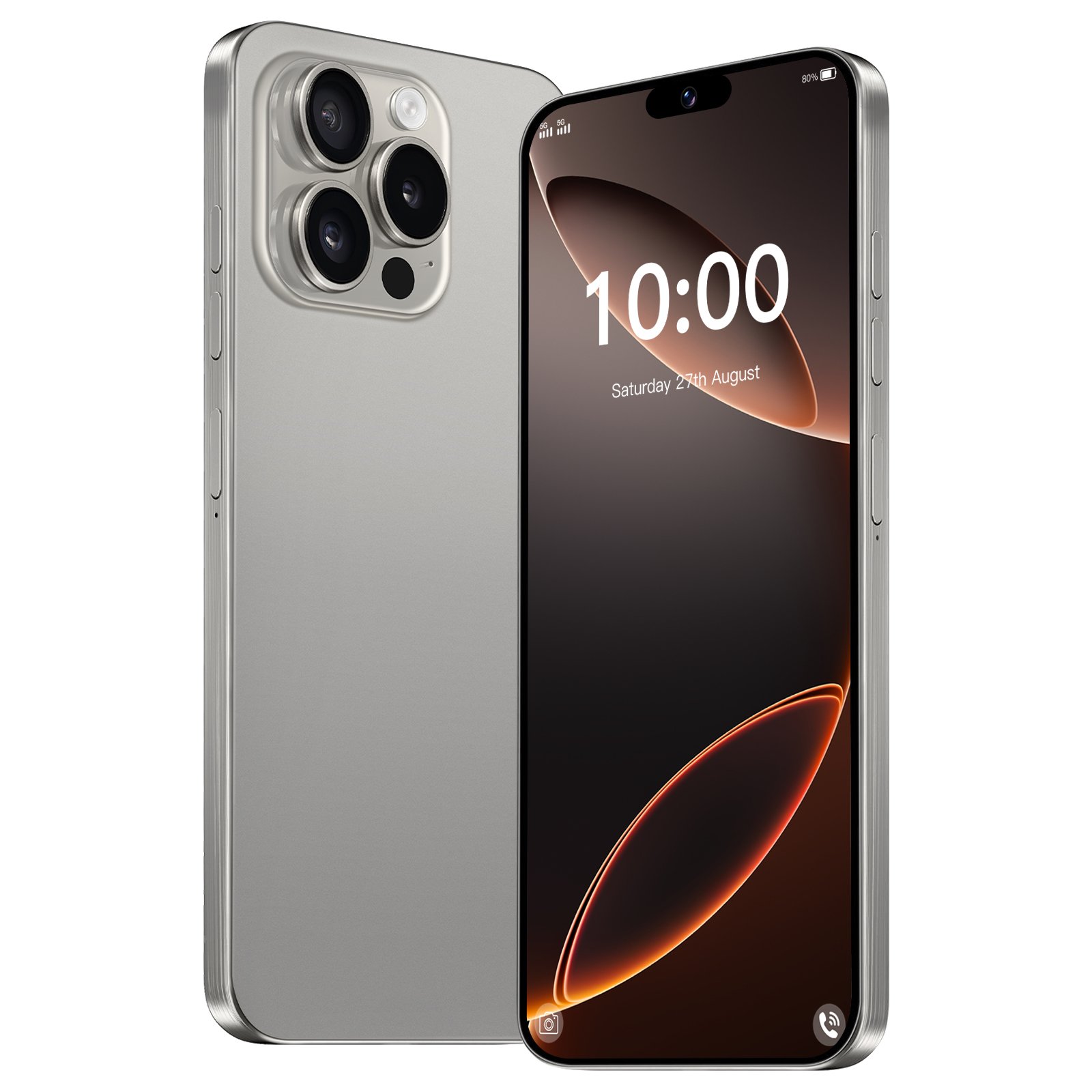 Brand New i16 15 Pro Max 6.8 Inch Smartphone 12GB+512GB Clone 8-Core Cellphone 14 Pro Max Unlocked with Support LTE CDMA English