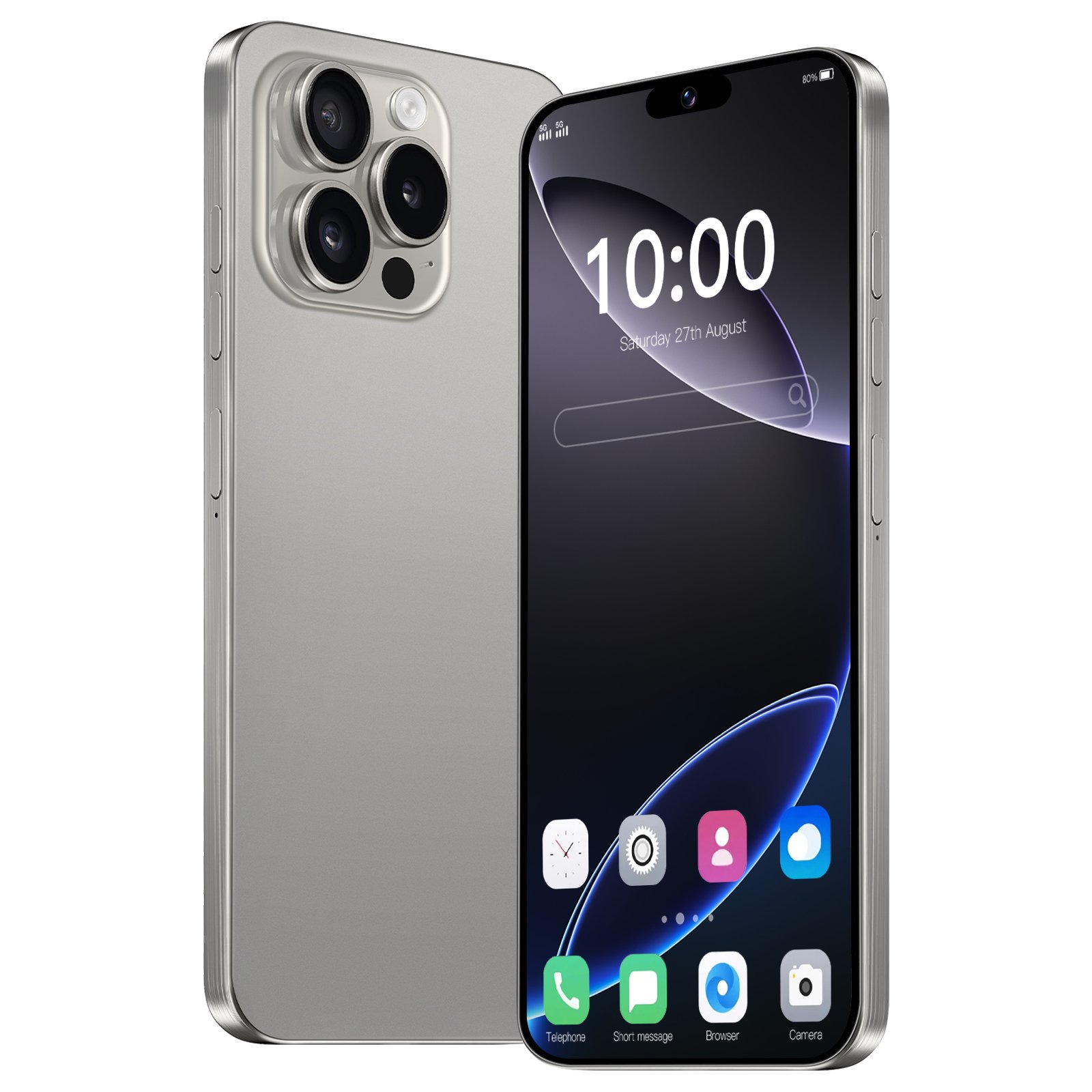 Brand New i16 15 Pro Max 6.8 Inch Smartphone 12GB+512GB Clone 8-Core Cellphone 14 Pro Max Unlocked with Support LTE CDMA English
