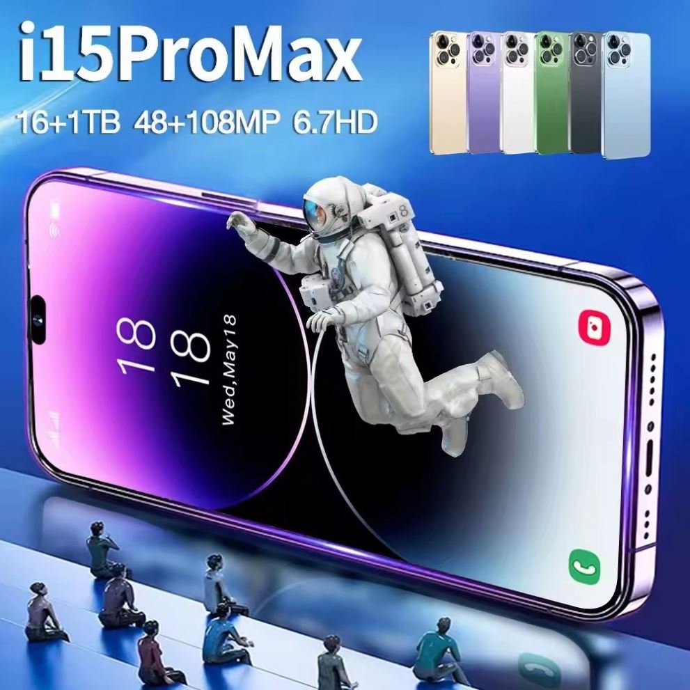 Mobile phone i15 Ultra 12GB+512GB original Big sale android 12 cellphone 7.3-inch HD smartphone 5g wifi cheap phone 6800mAh
